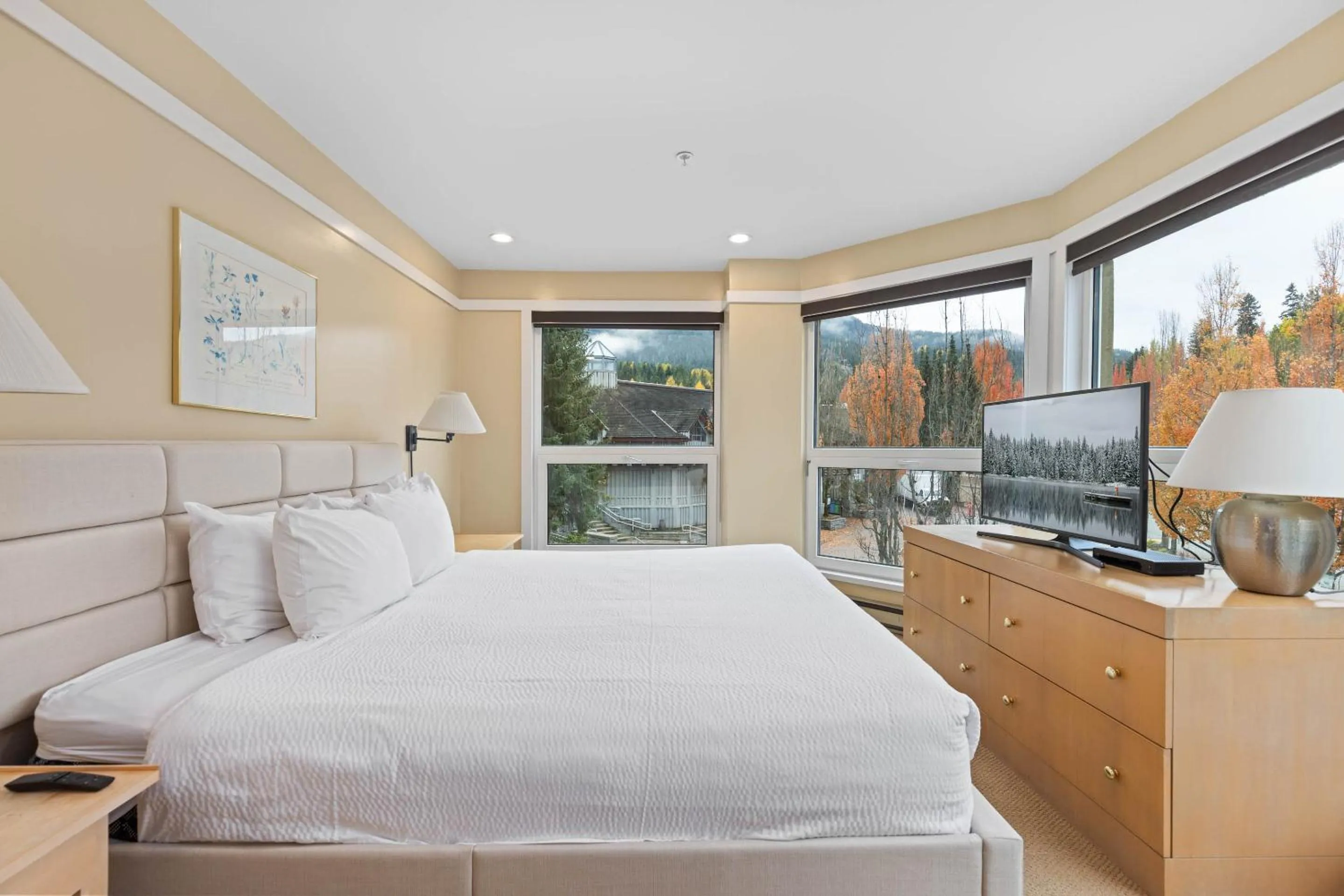 Bed in Le Chamois by Whistler Premier