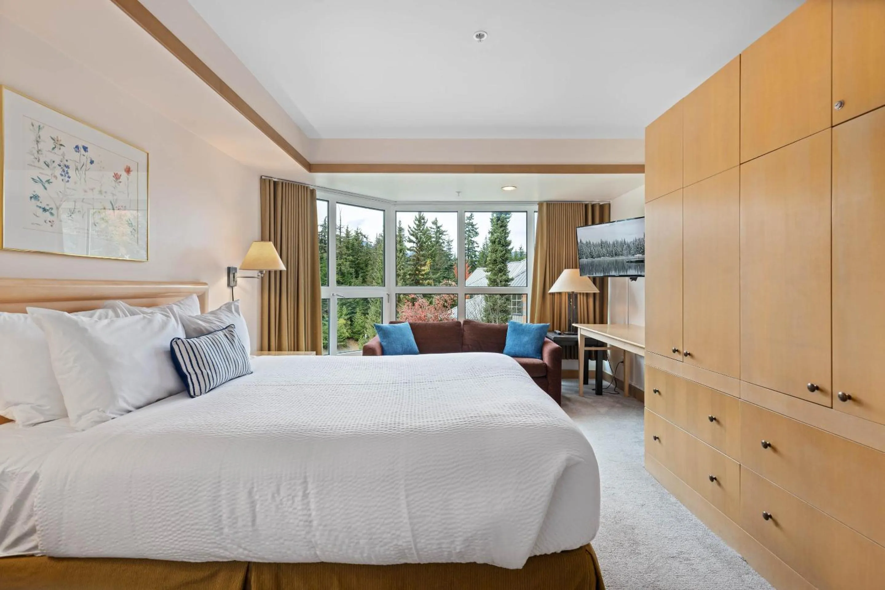 Bed in Le Chamois by Whistler Premier