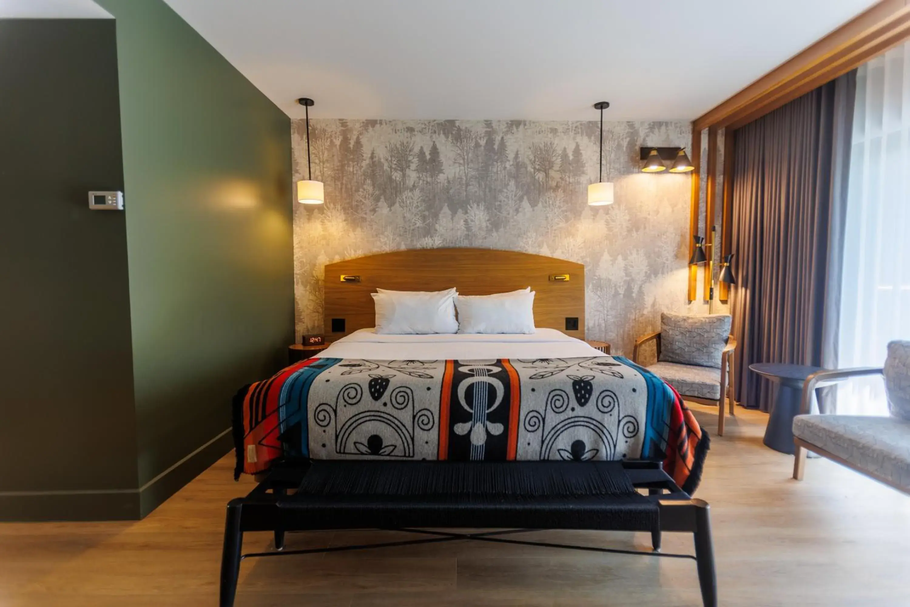 Bed in Hôtel-Musée Premières Nations Bed in Hôtel-Musée Premières Nations