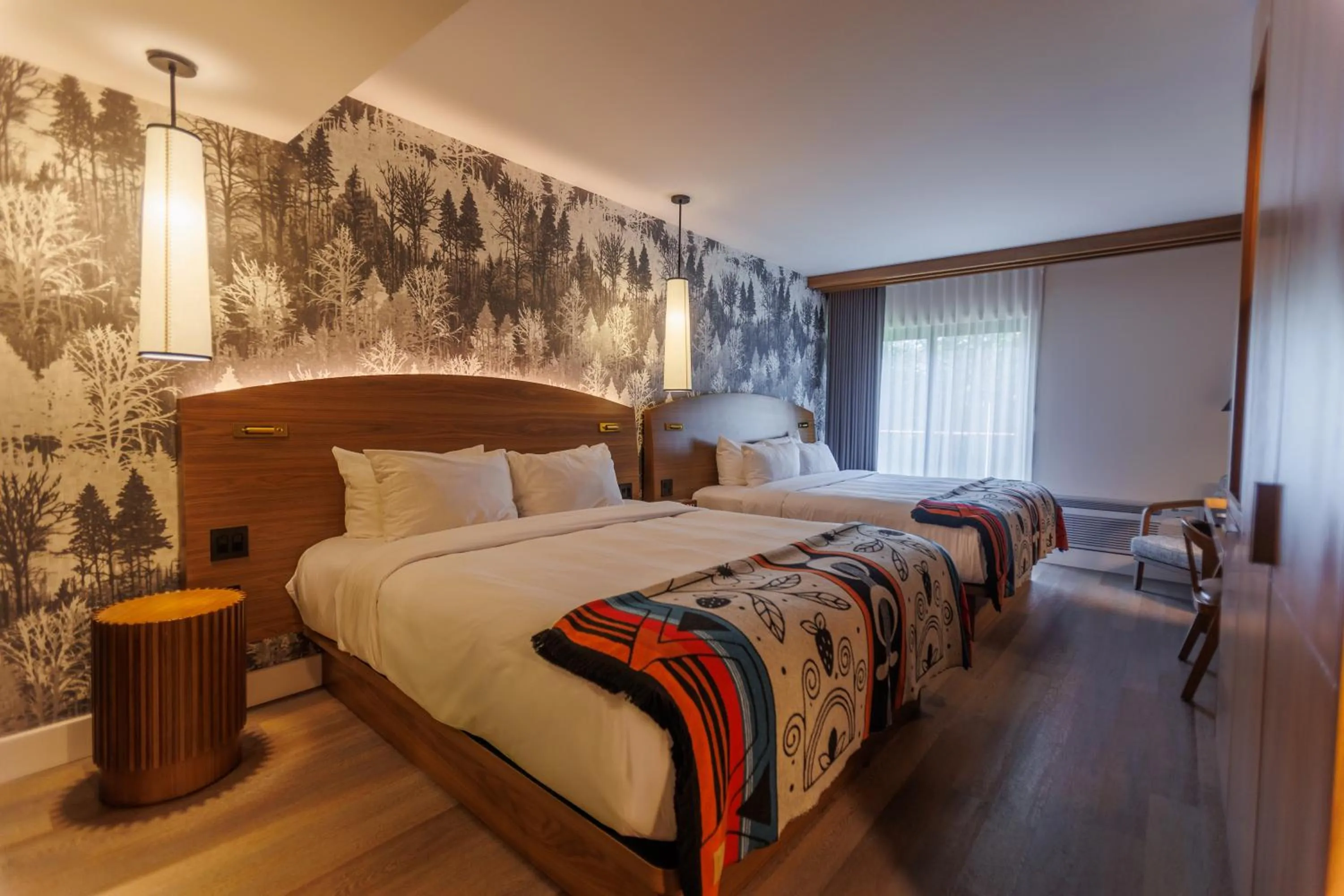 Bed in Hôtel-Musée Premières Nations