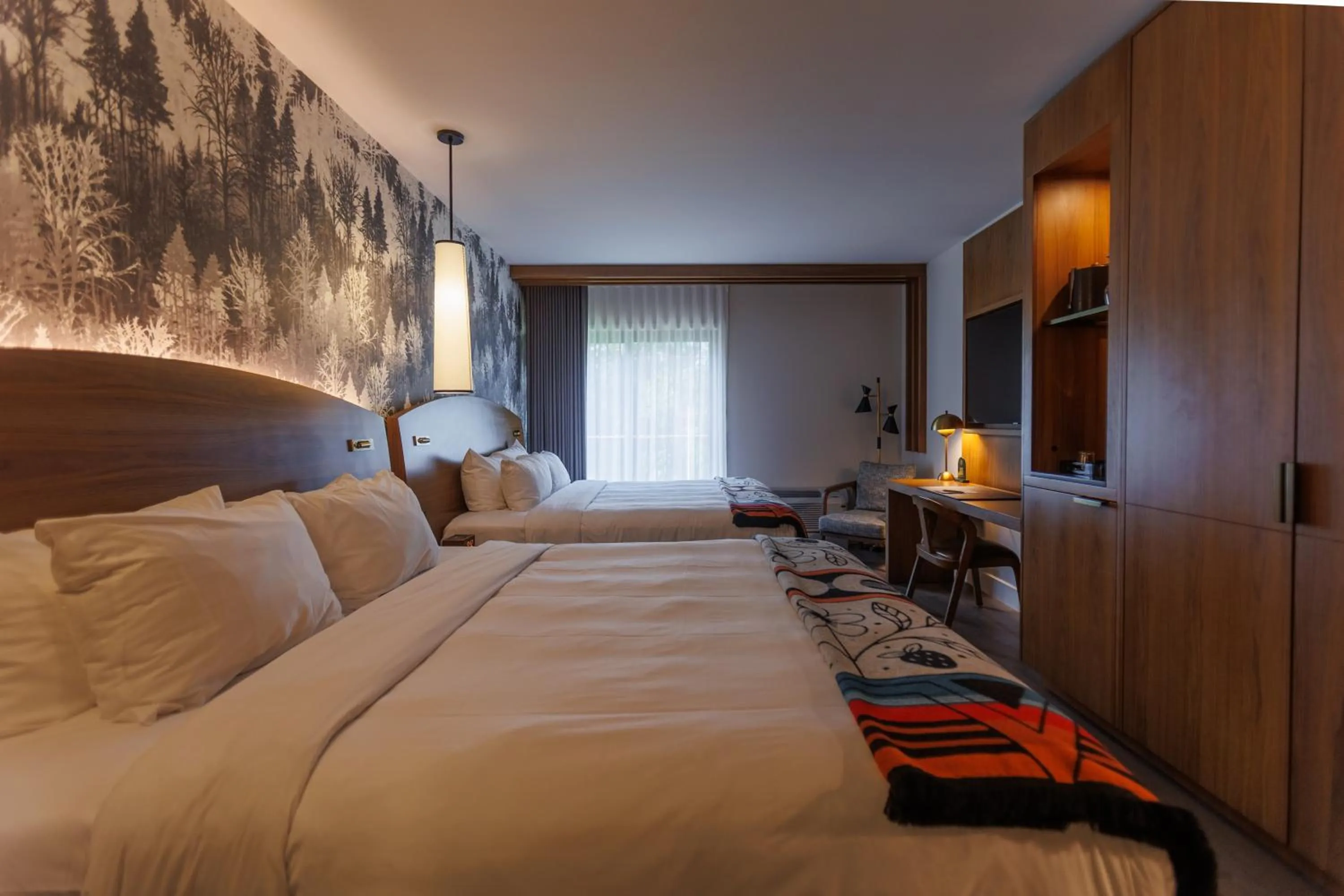 Bed in Hôtel-Musée Premières Nations