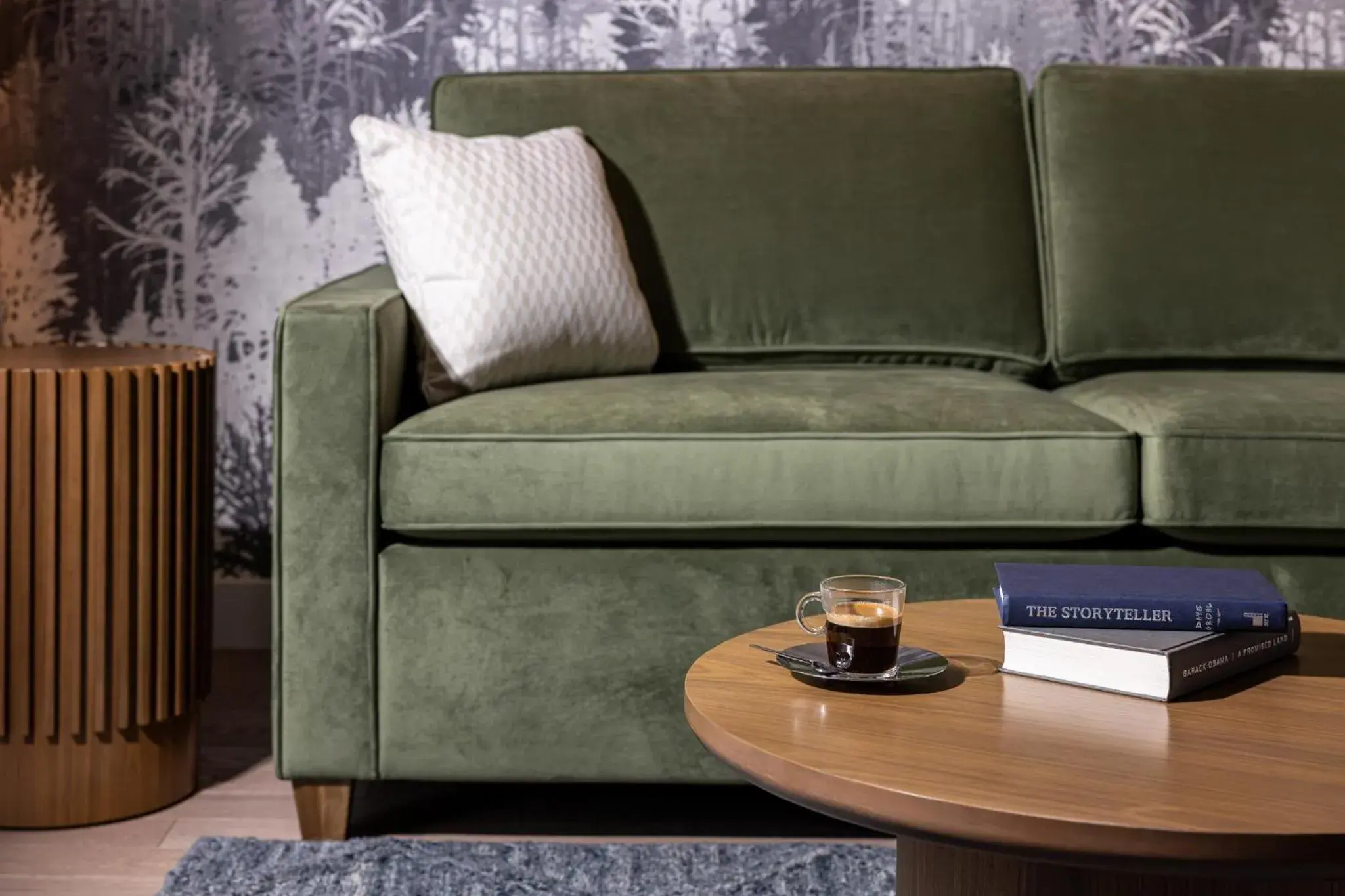 Living room in Hôtel-Musée Premières Nations Living room in Hôtel-Musée Premières Nations