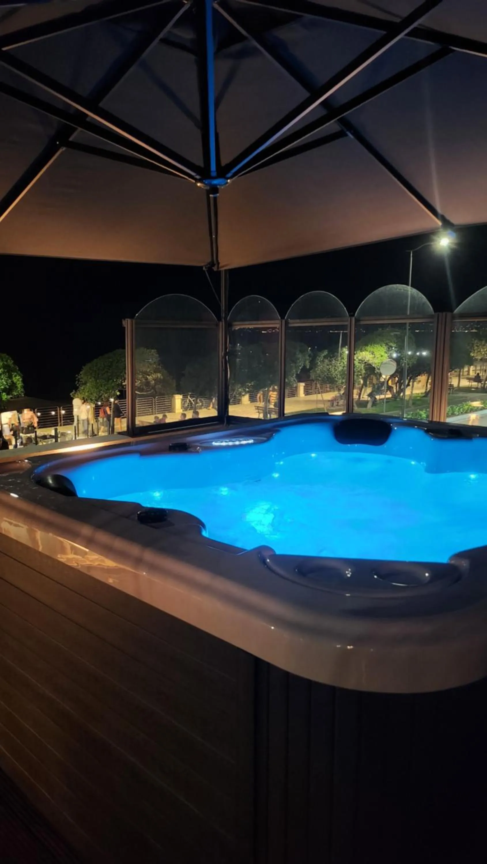 Pool view in Hotel Zia Piera