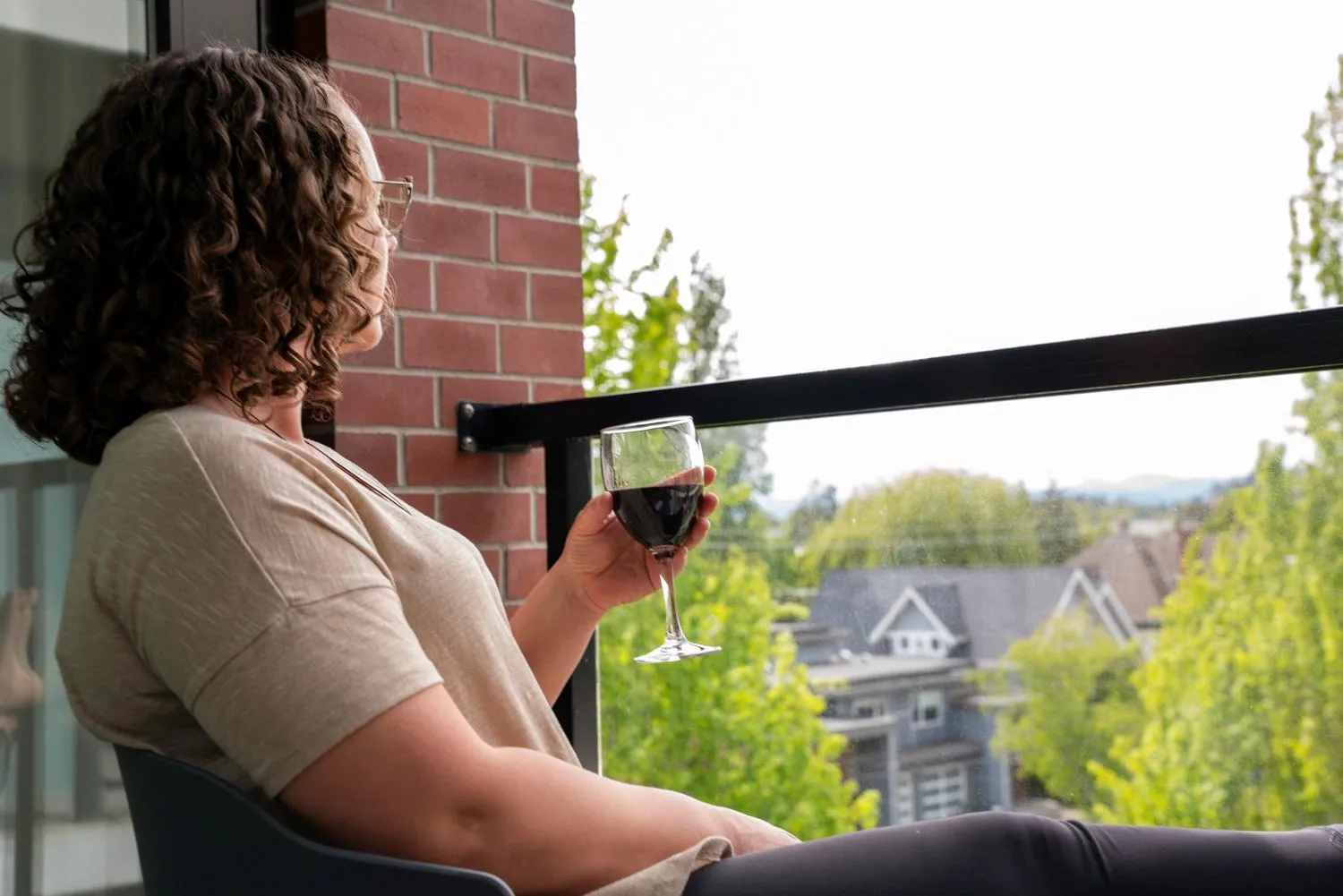 Balcony/Terrace in Oswego Hotel