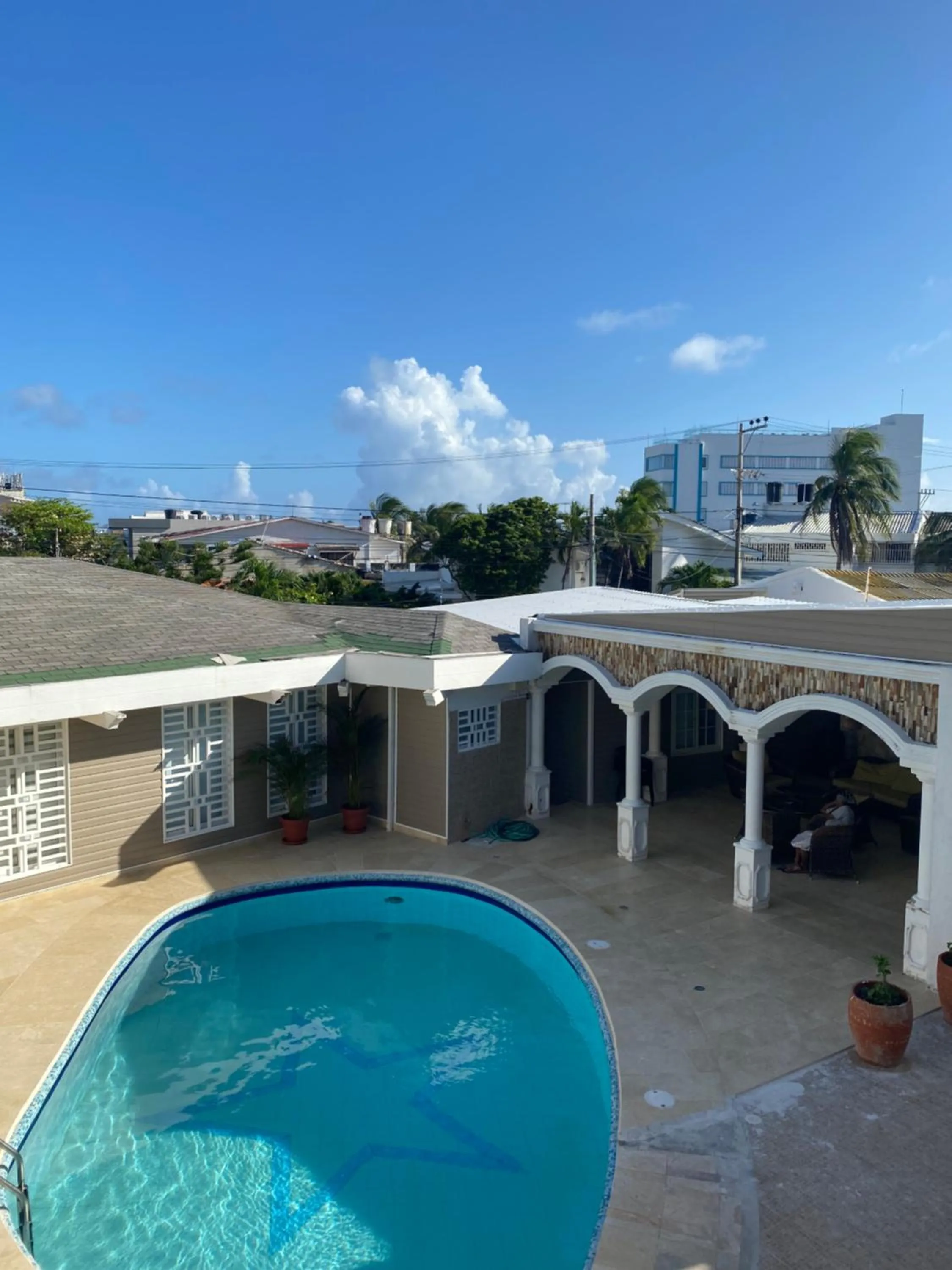 Pool view in Casa hotel boutique habibi - San Andres Islas