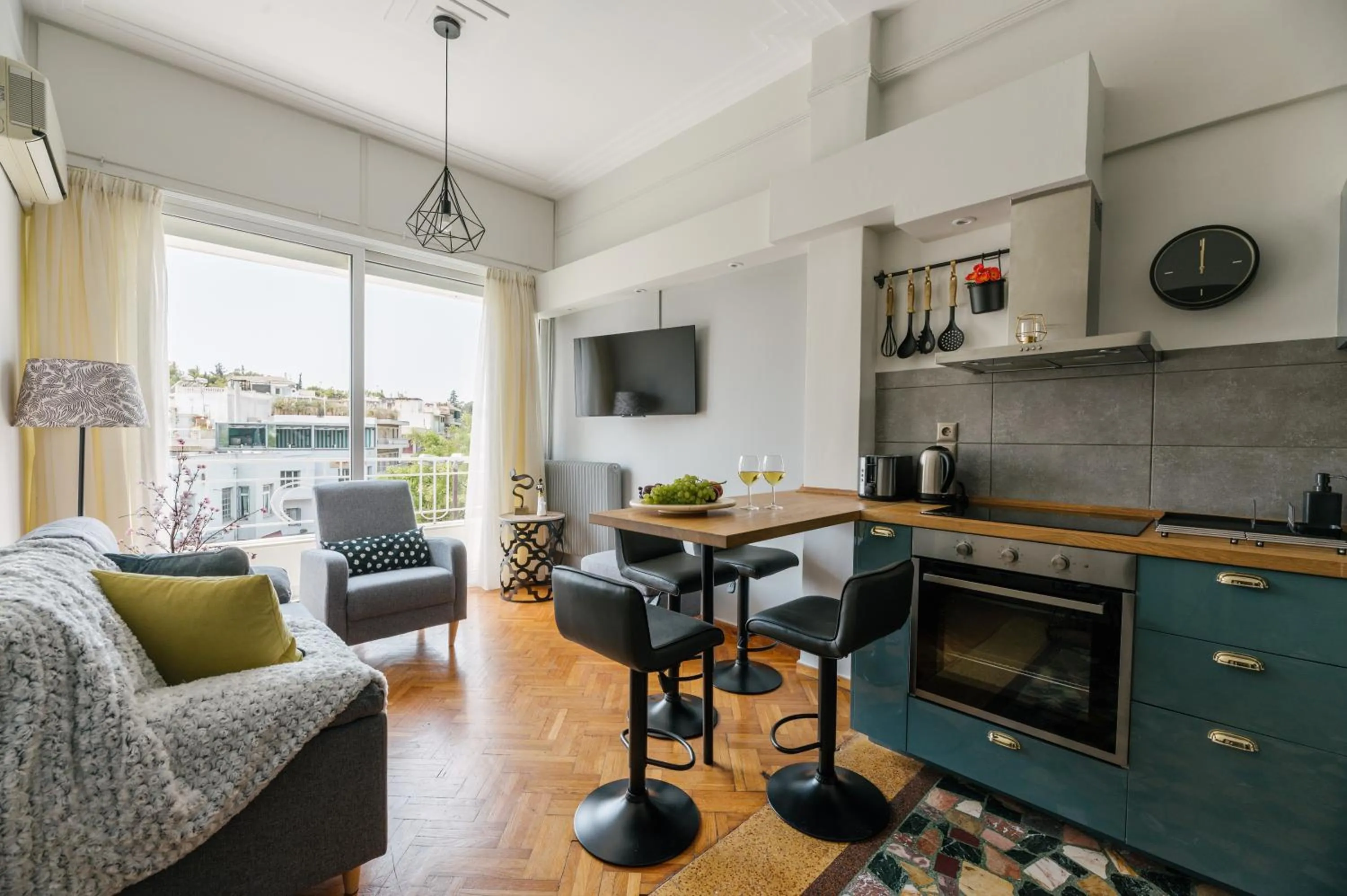 Kitchen or kitchenette in Erato by Heloni Apartments