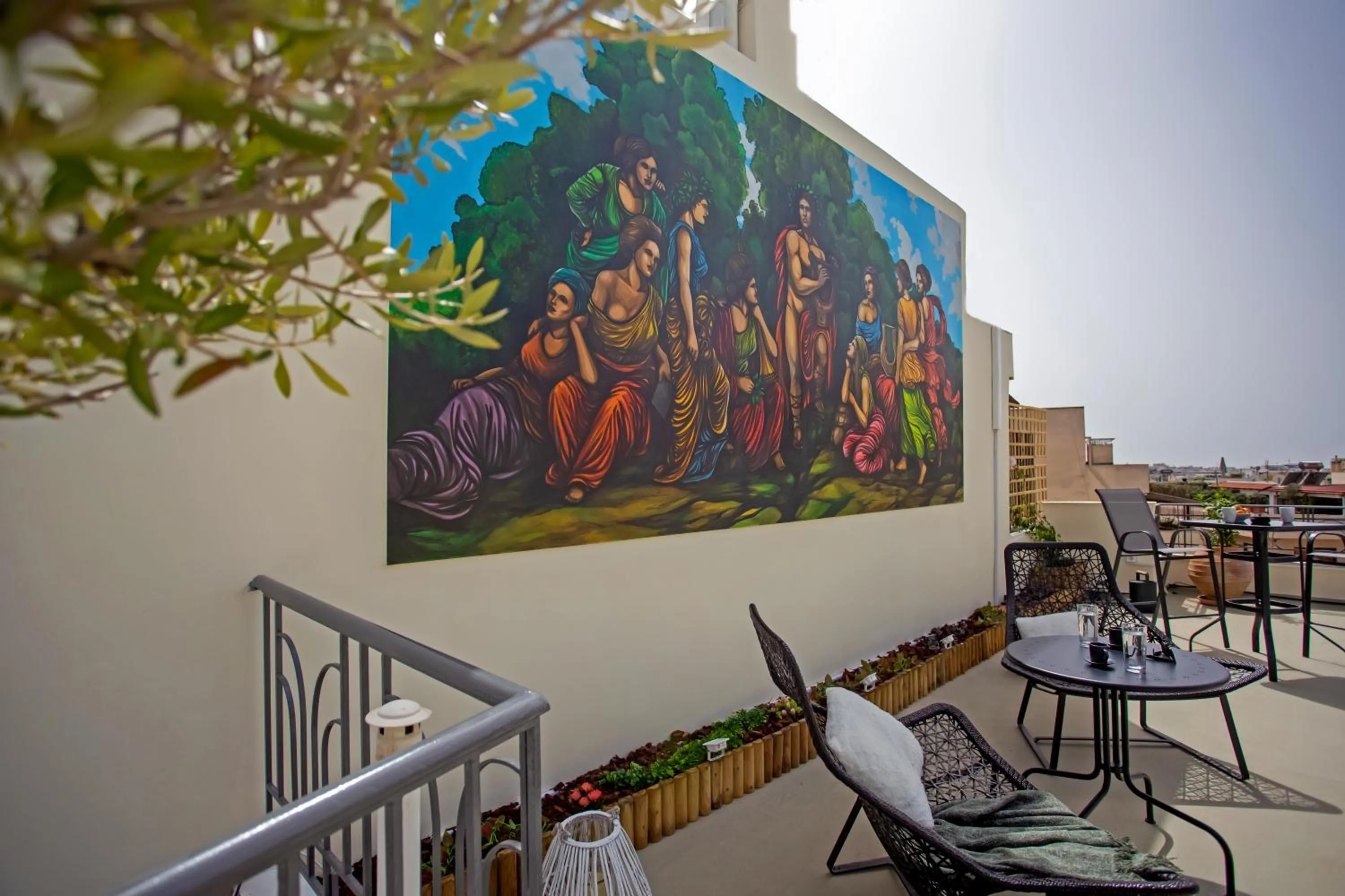 Balcony/Terrace in Erato by Heloni Apartments