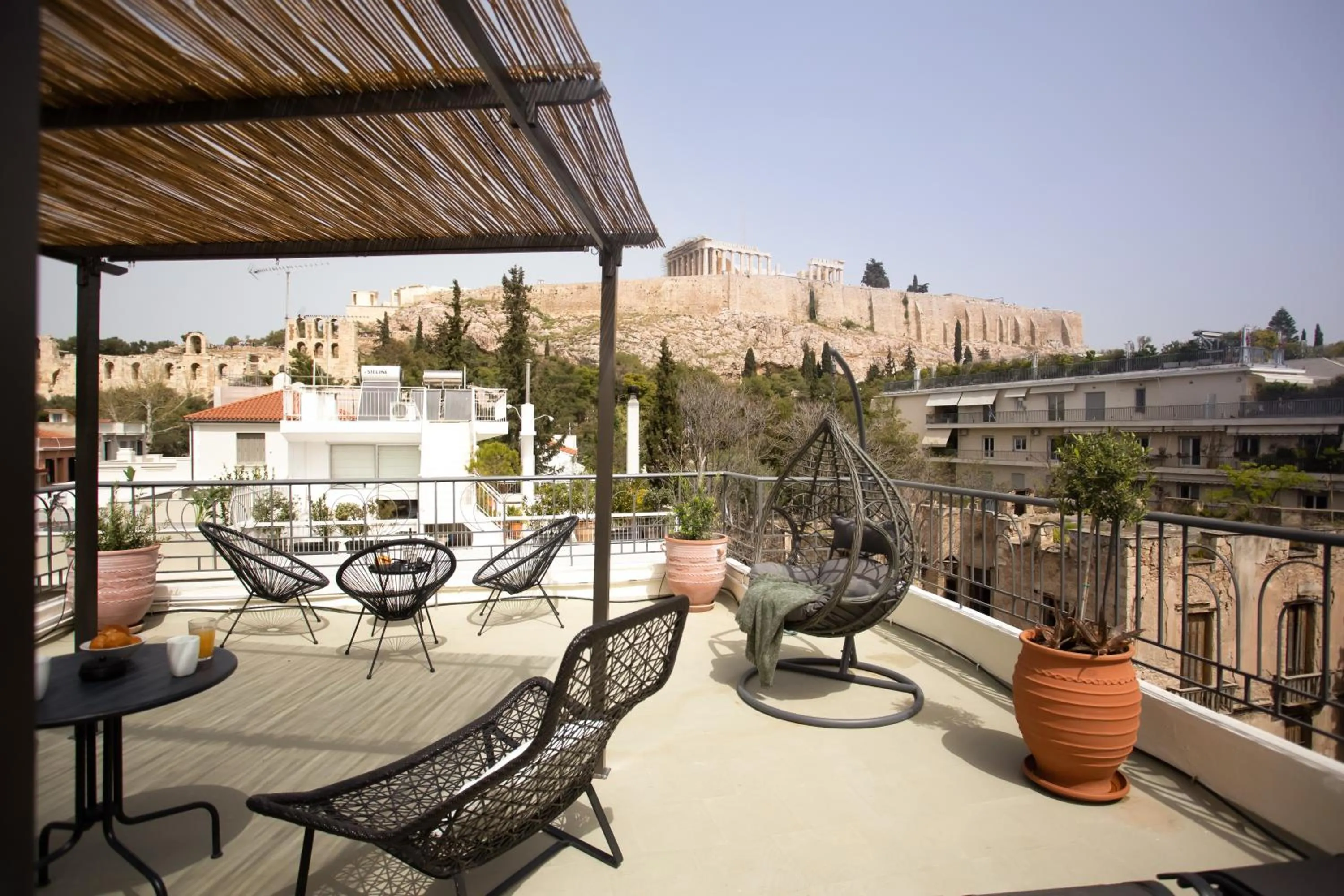 Balcony/Terrace in Erato by Heloni Apartments