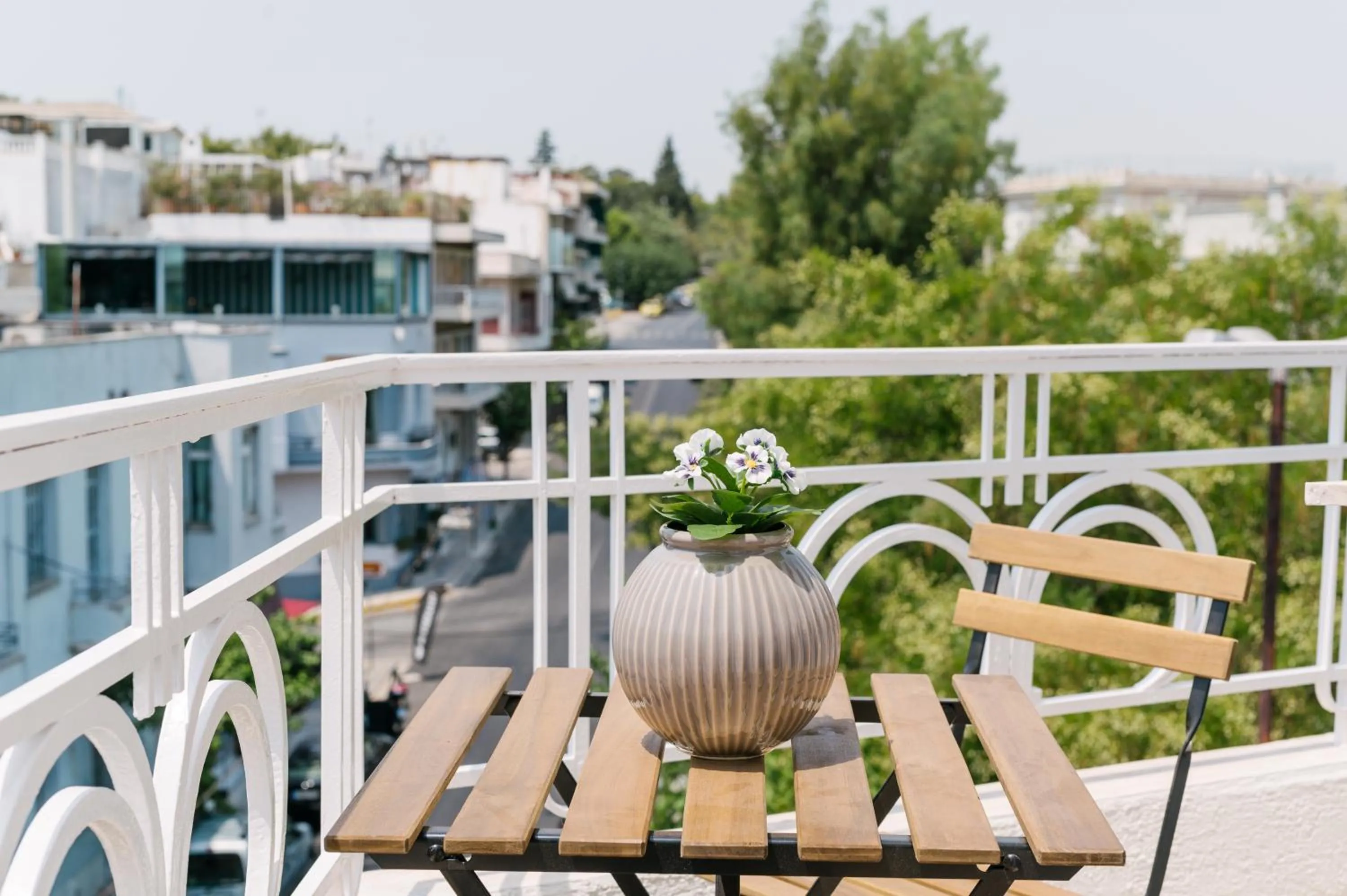 Balcony/Terrace in Erato by Heloni Apartments