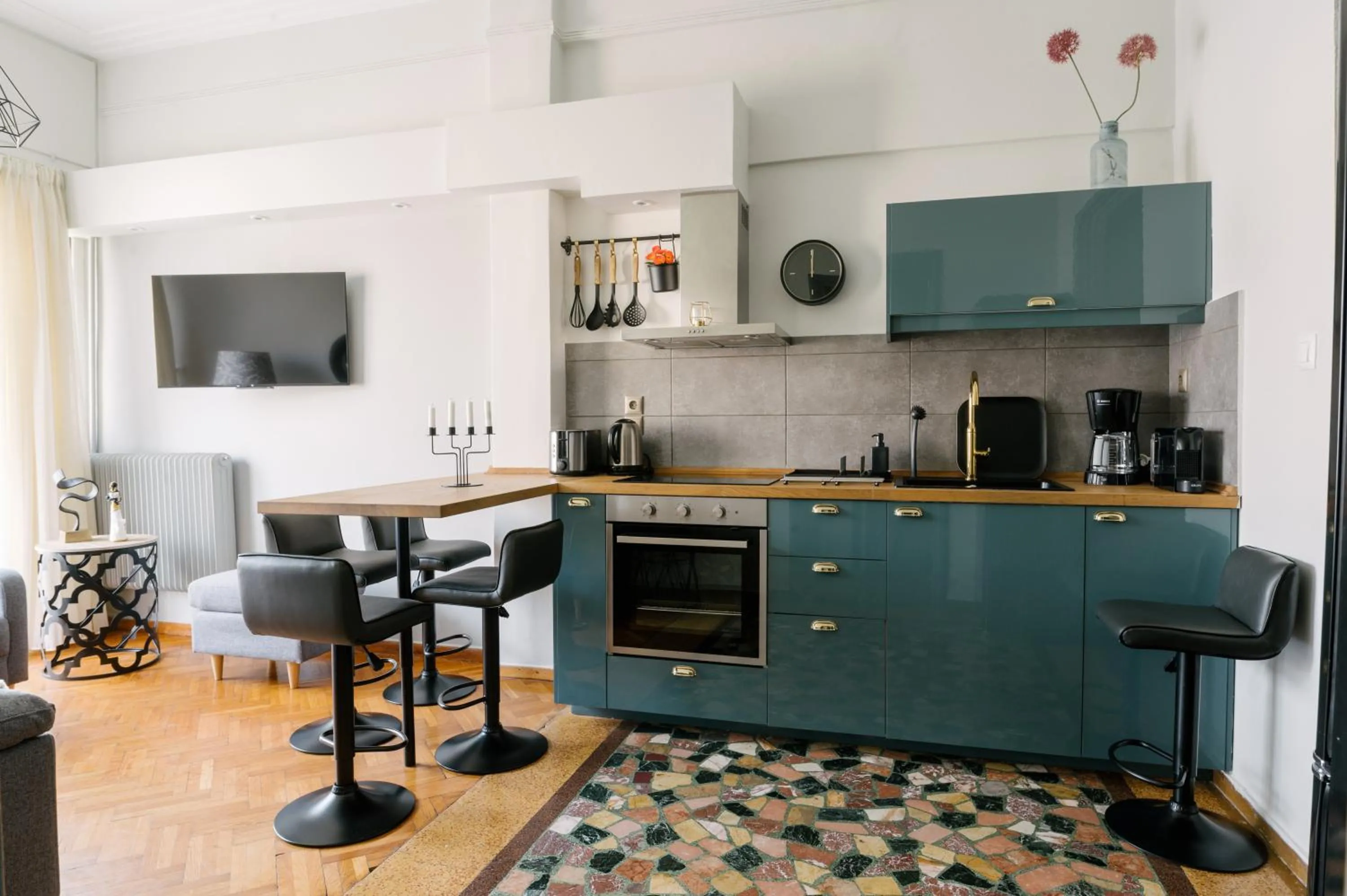 Kitchen or kitchenette in Erato by Heloni Apartments