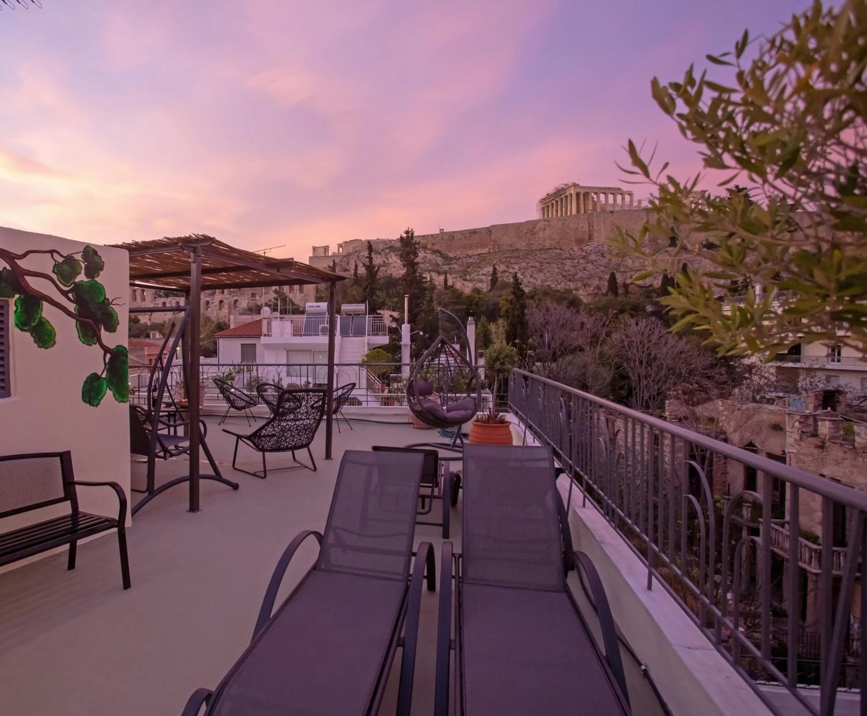 Balcony/Terrace in Erato by Heloni Apartments
