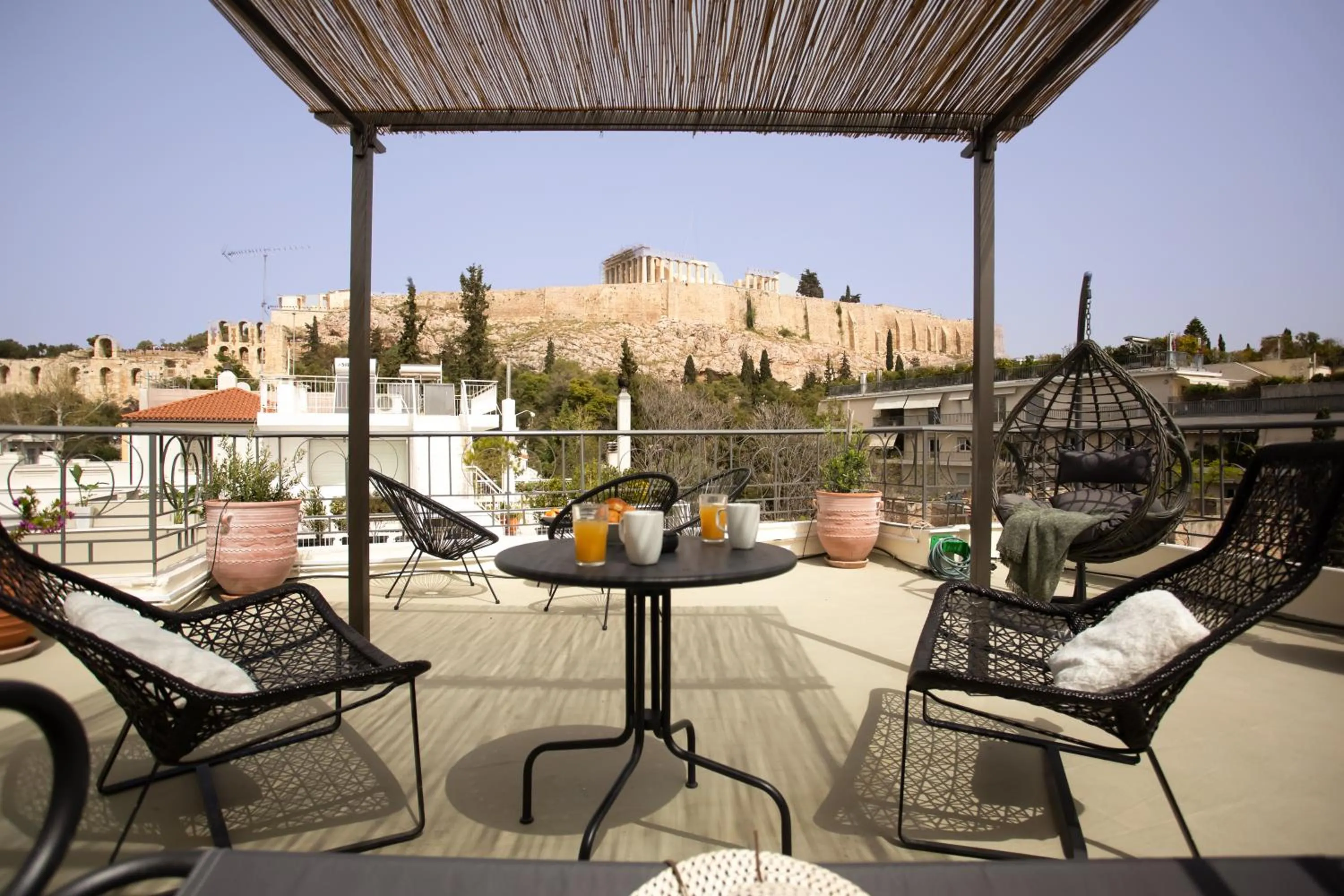 Balcony/Terrace in Erato by Heloni Apartments