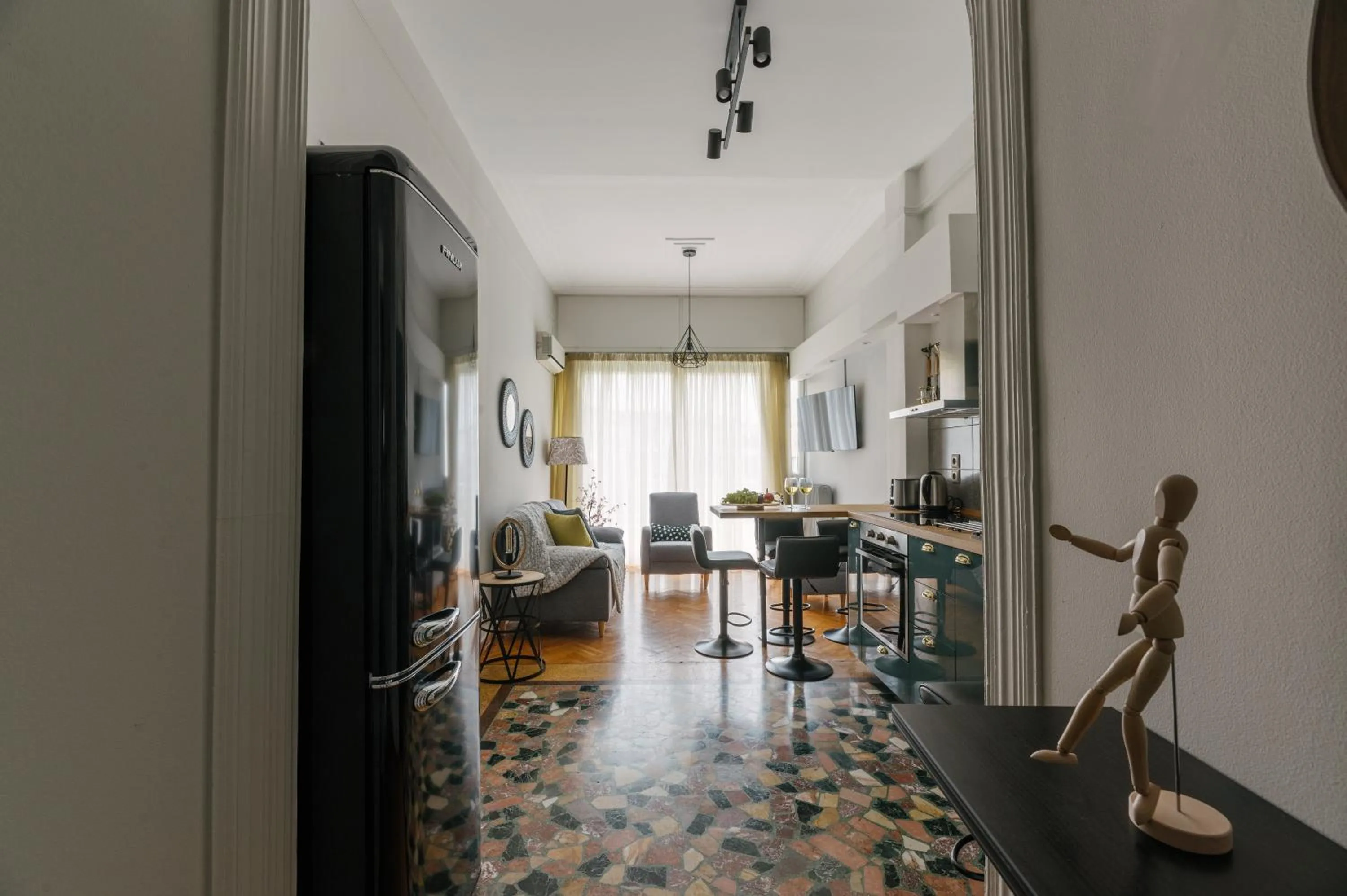 Living room in Erato by Heloni Apartments