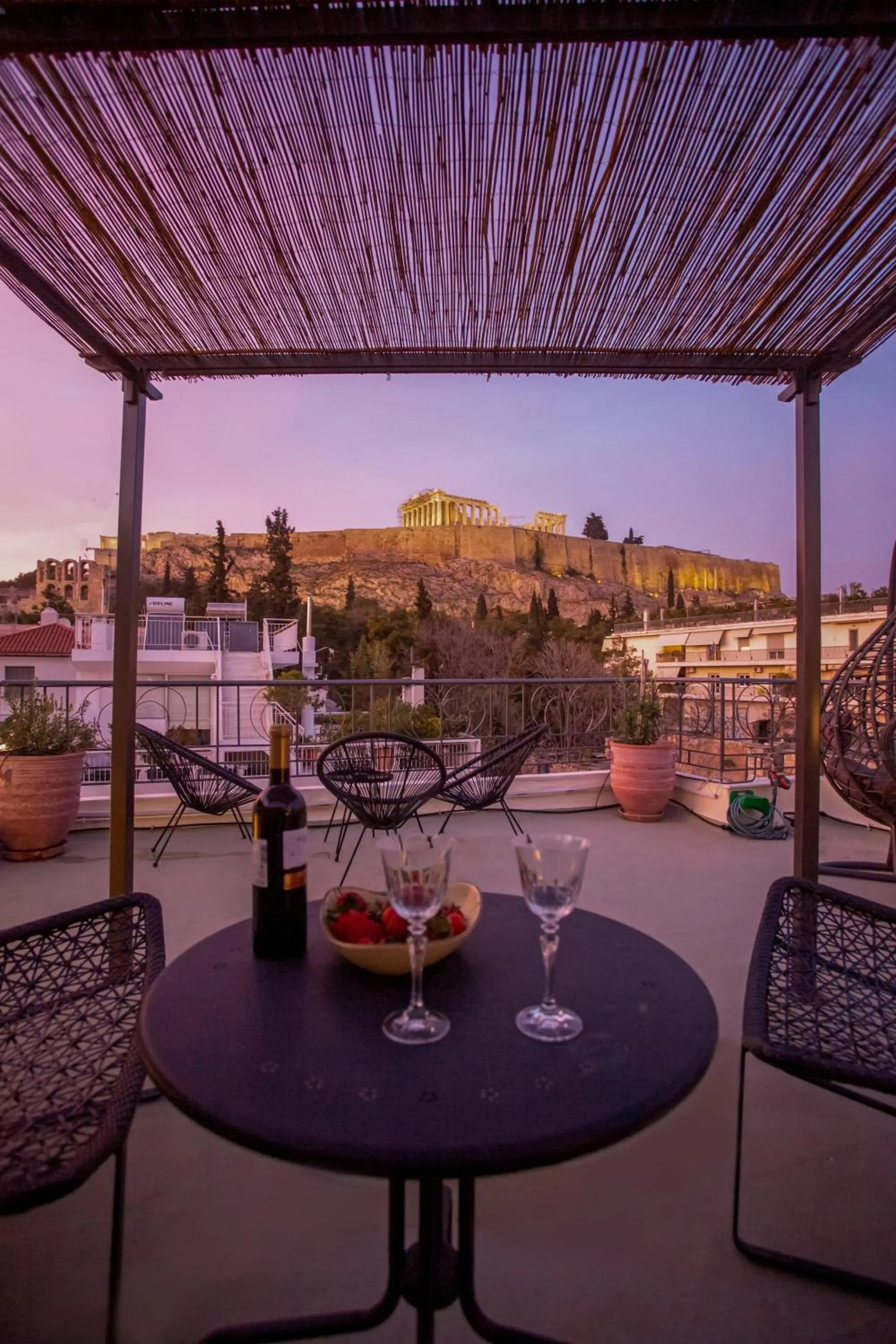 Balcony/Terrace in Erato by Heloni Apartments