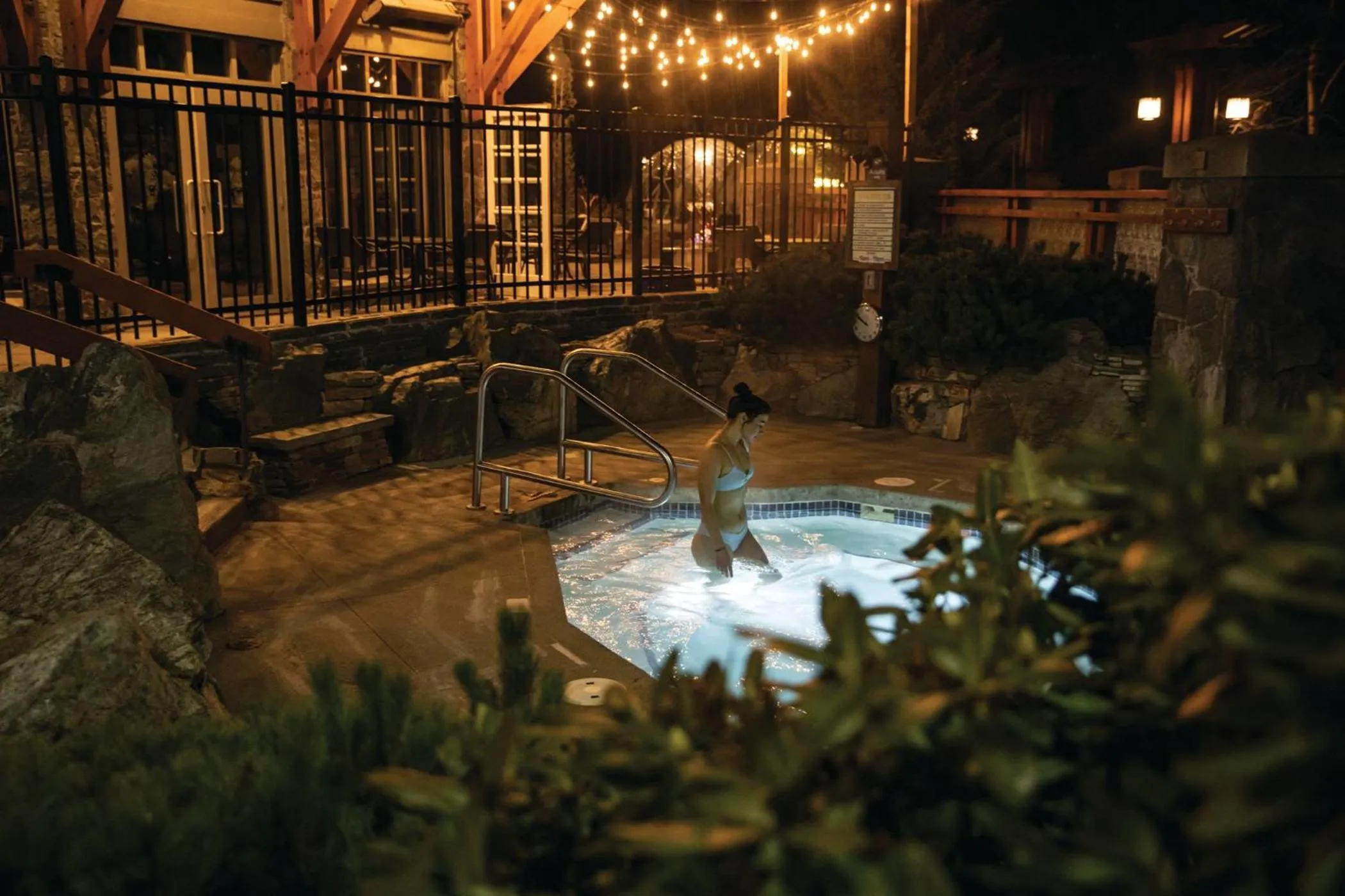 Night in Pan Pacific Whistler Village Centre