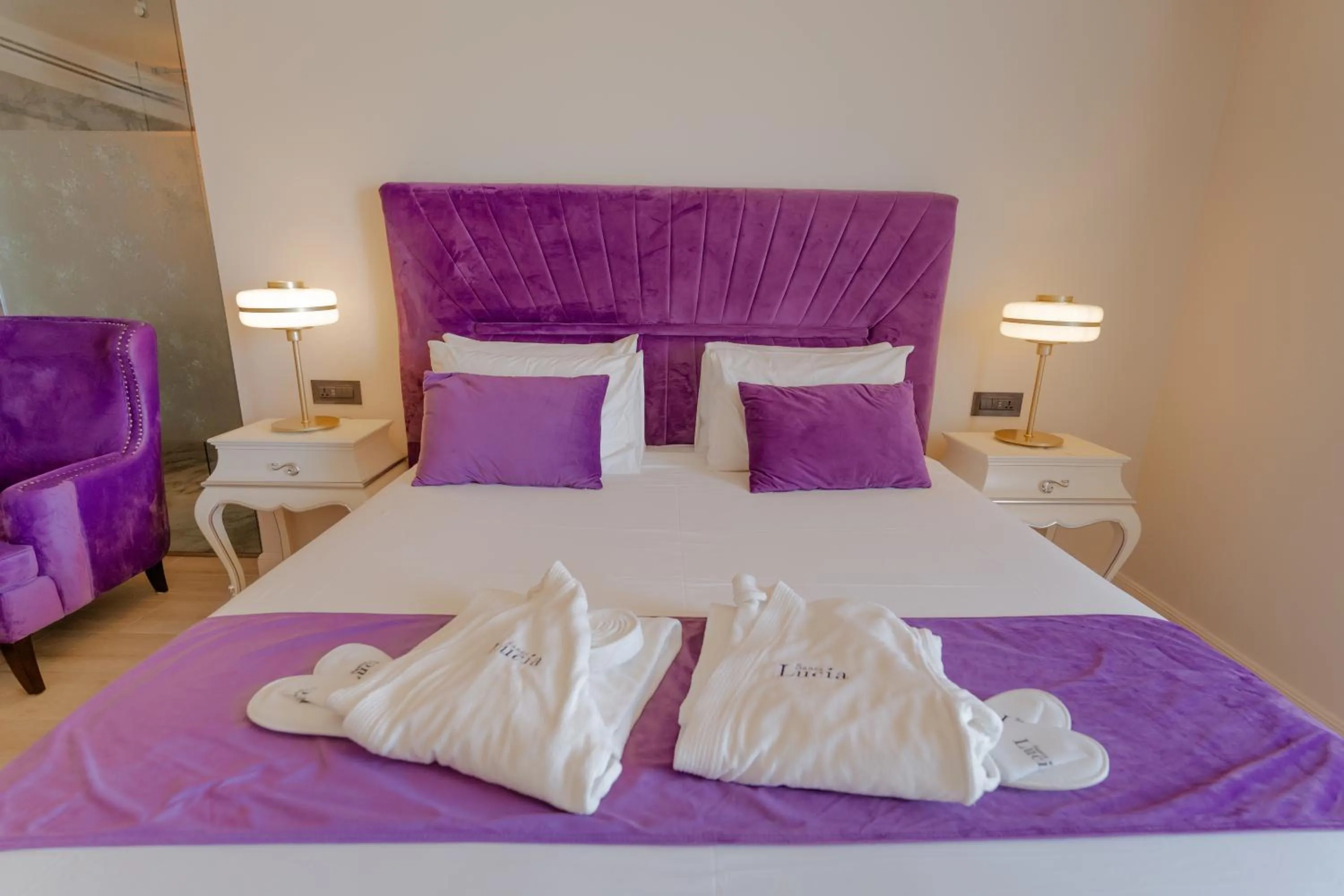 Bed in Santa Lucia Boutique Hotel