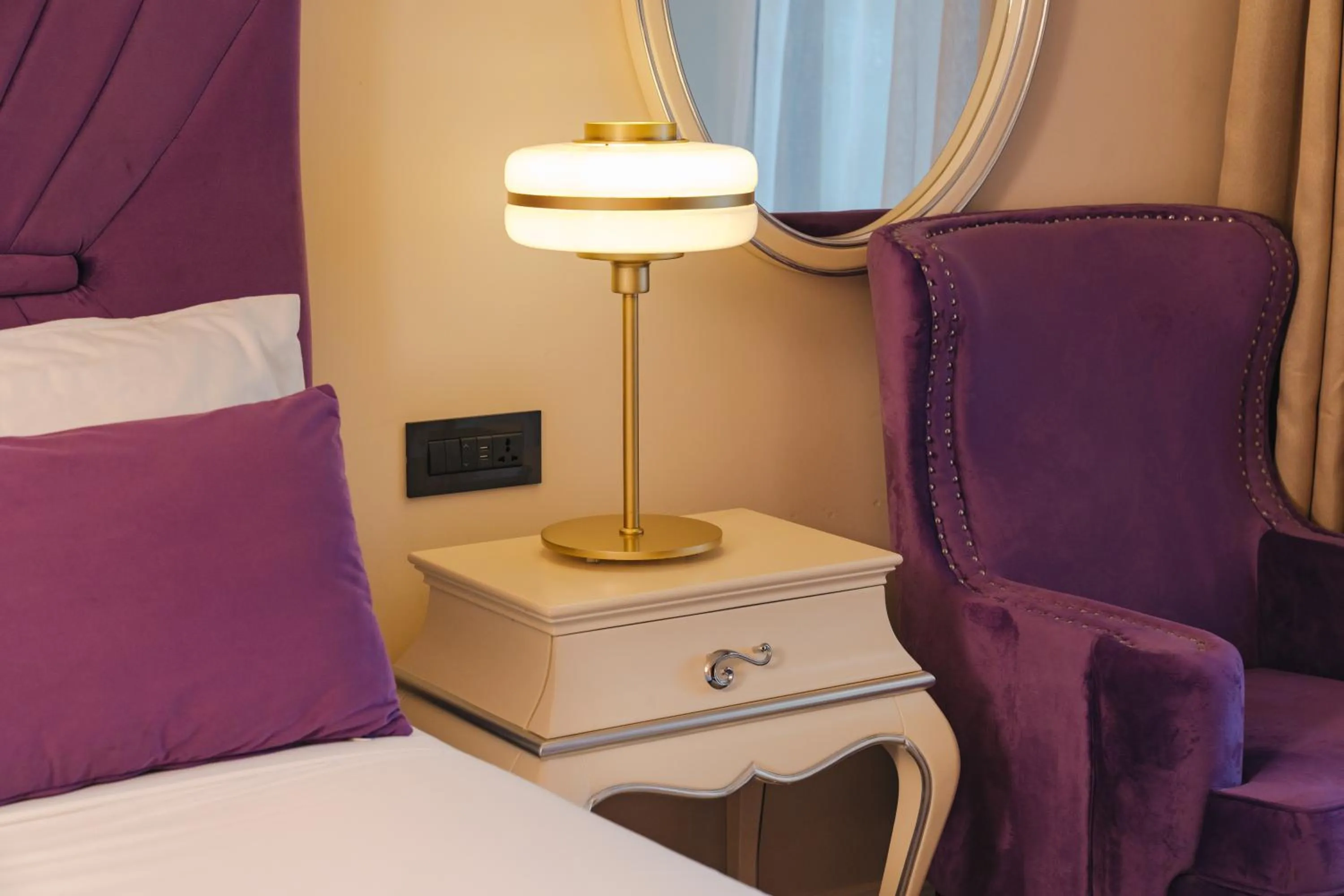 Bed in Santa Lucia Boutique Hotel