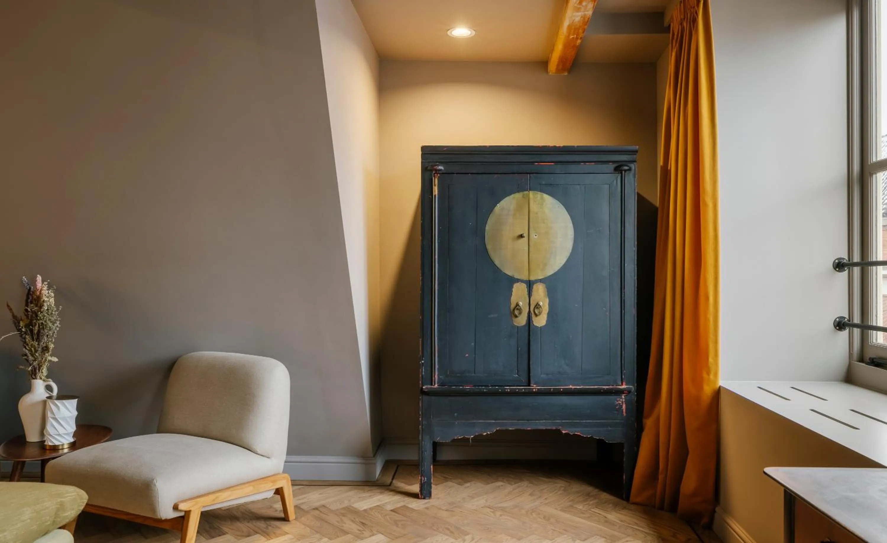 Seating area, Bed in MAF Haarlem Boutique Hotel