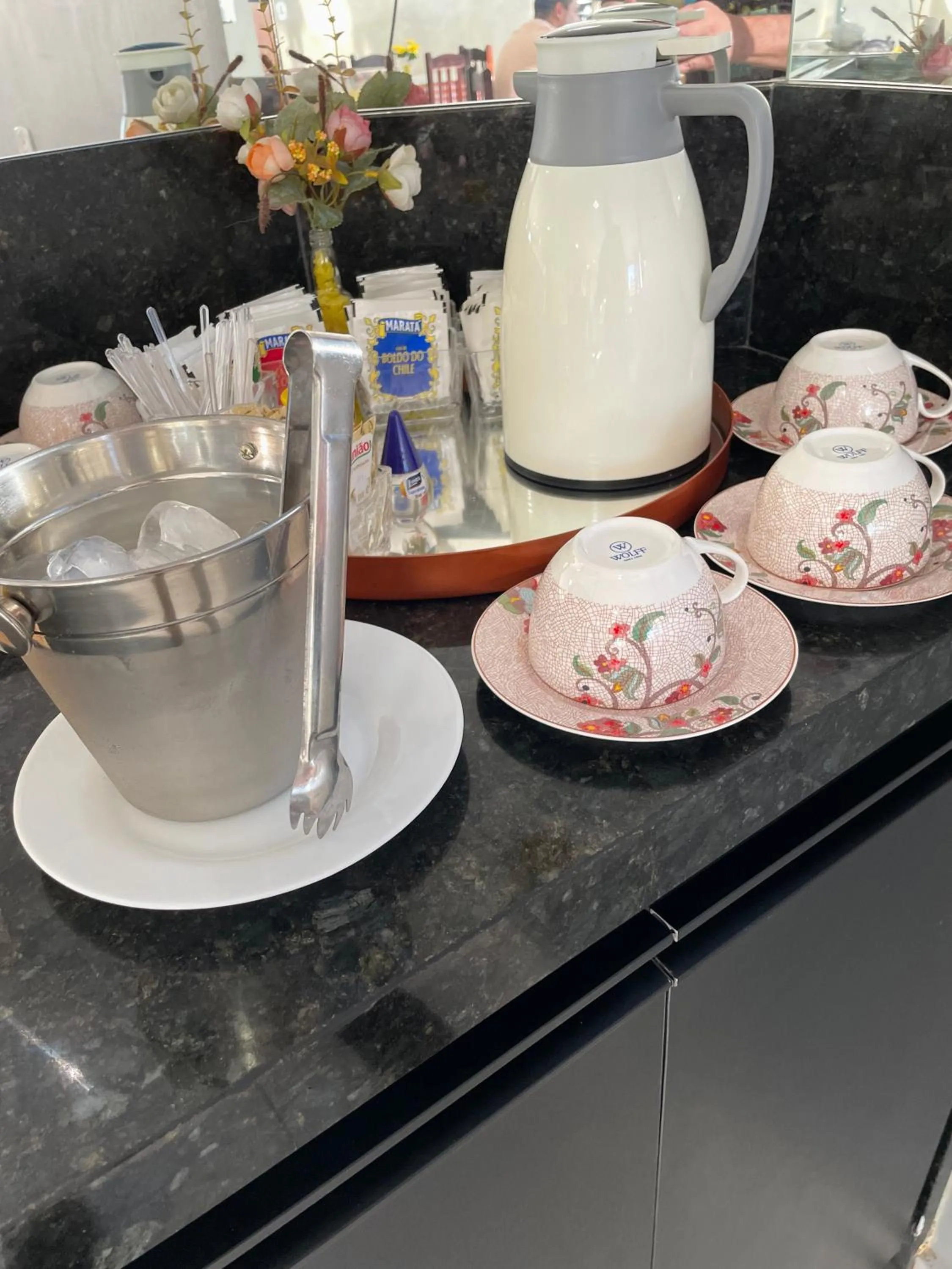 Restaurant/places to eat in Hotel Pousada Acauã Acesso através de escadas