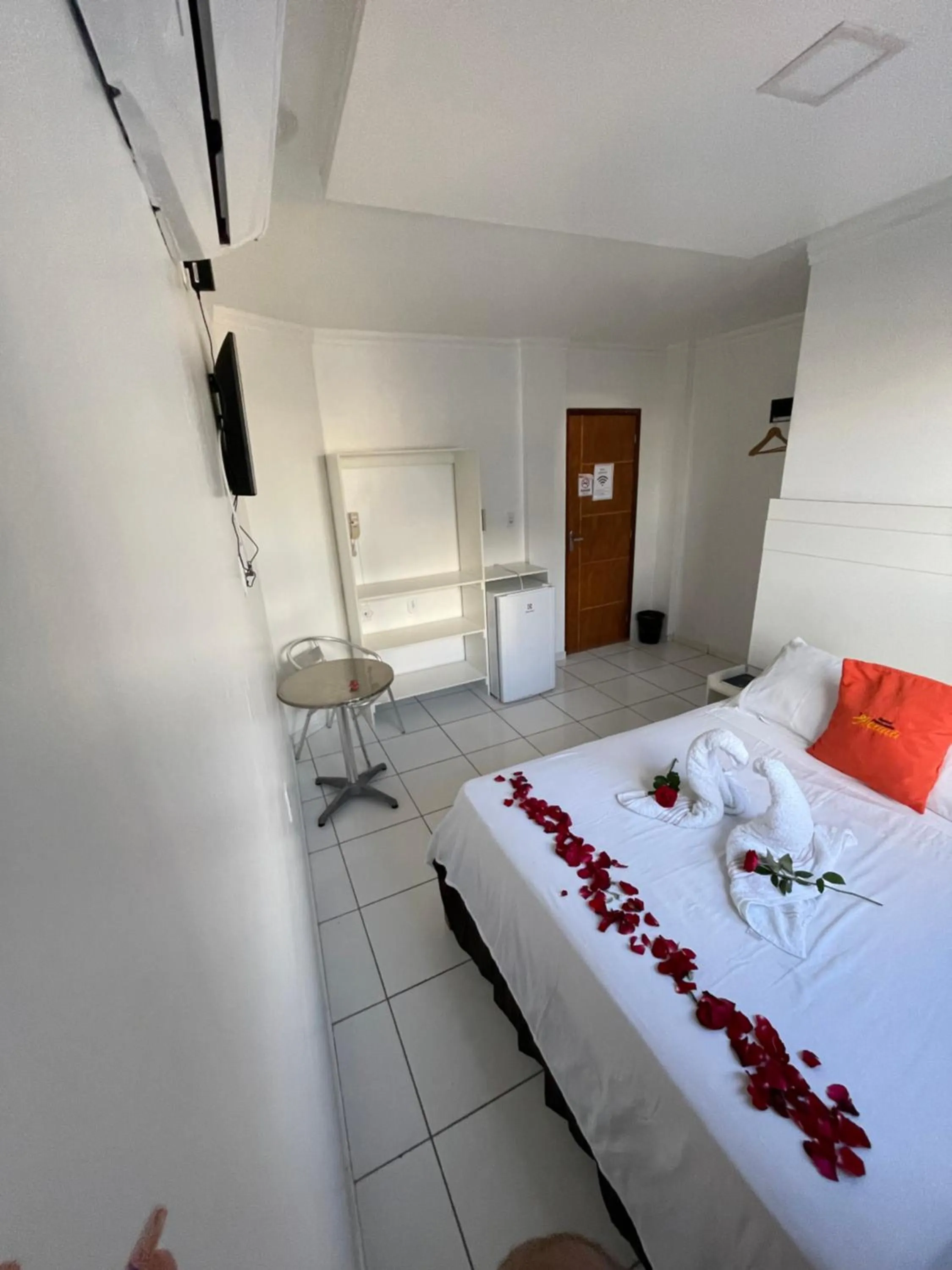 Bed in Hotel Pousada Acauã Acesso através de escadas