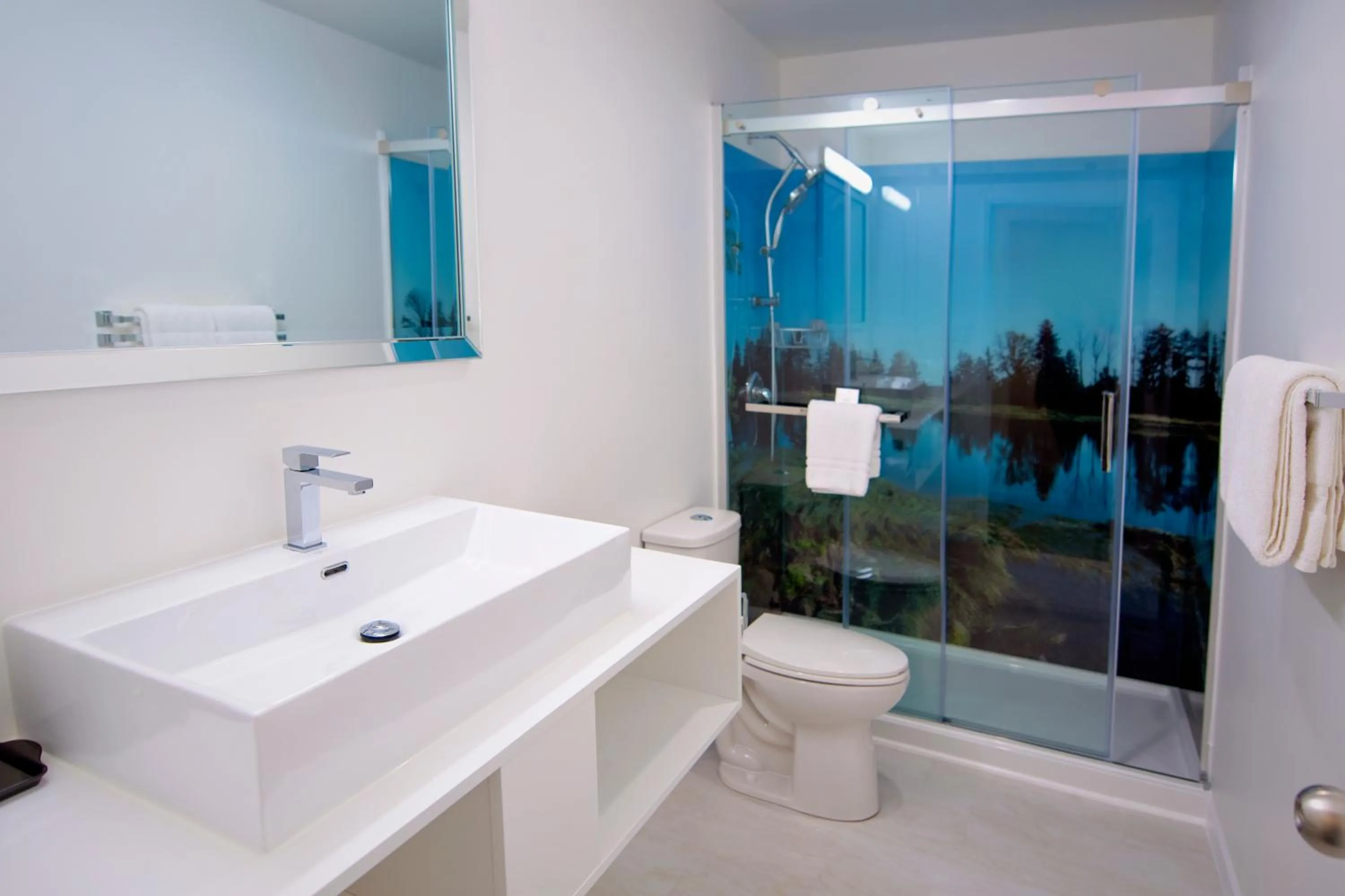 Shower in Robin Hood Inn and Suites