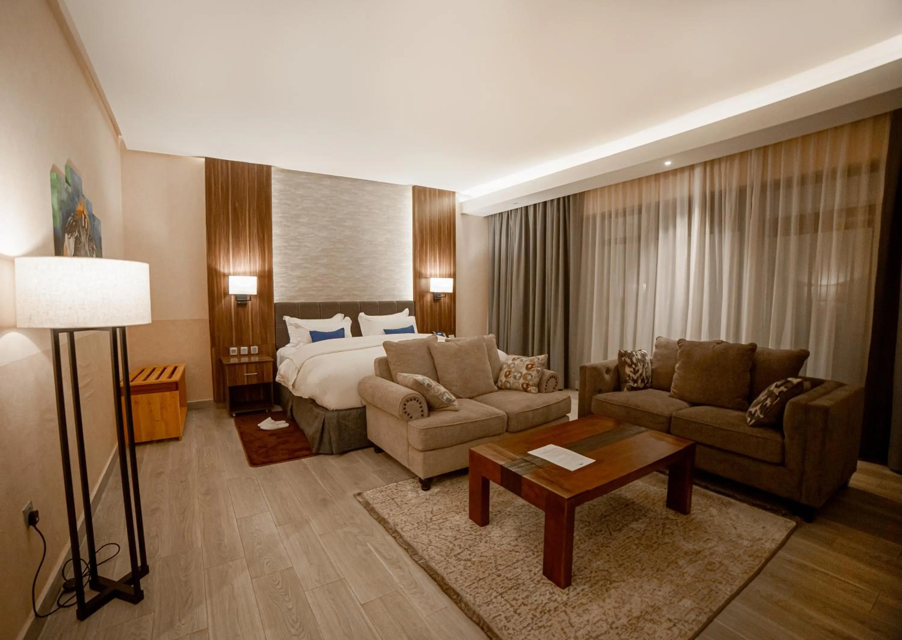 Bed in Virunga Inn Resort & Spa