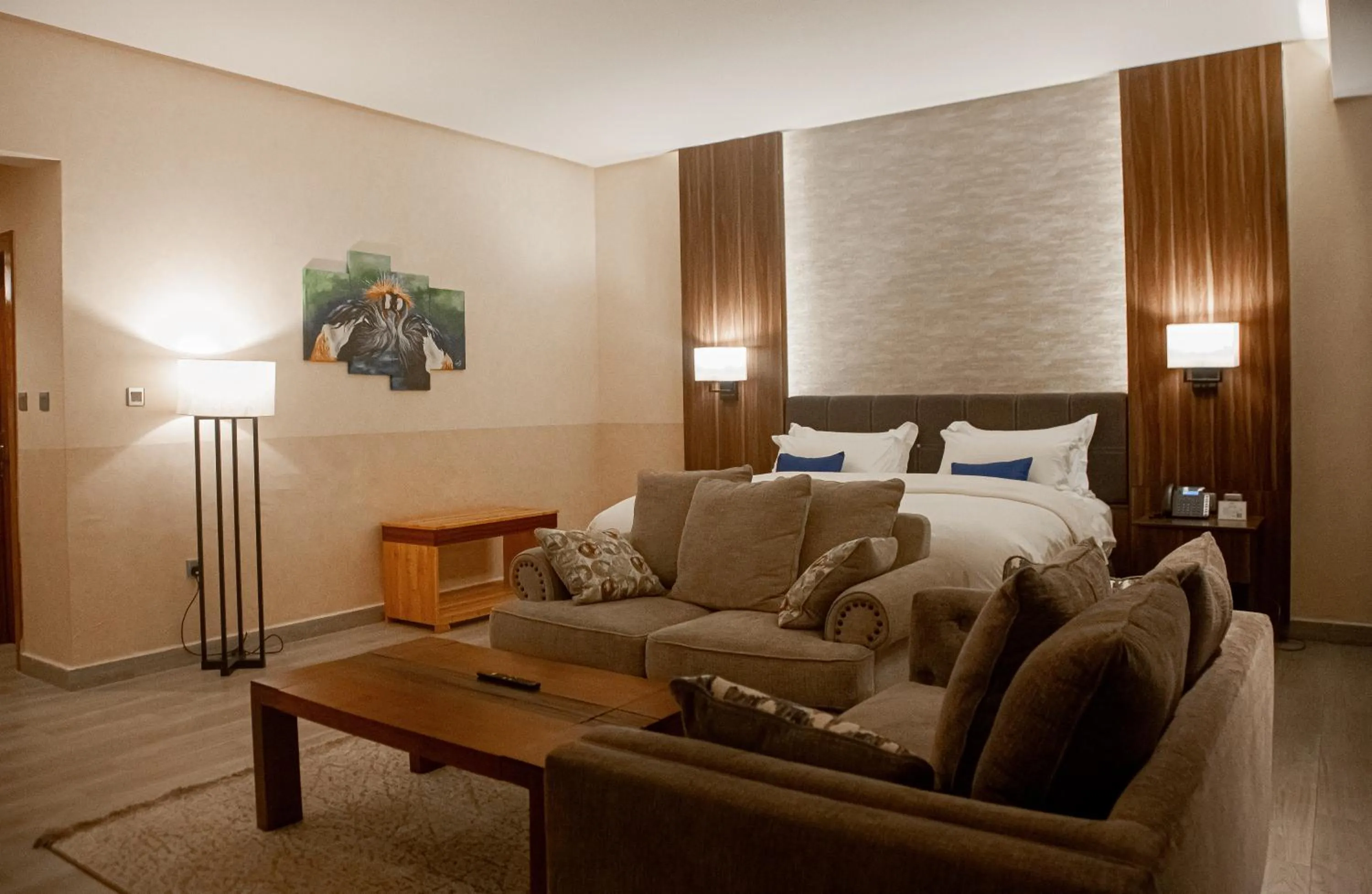 Bed in Virunga Inn Resort & Spa