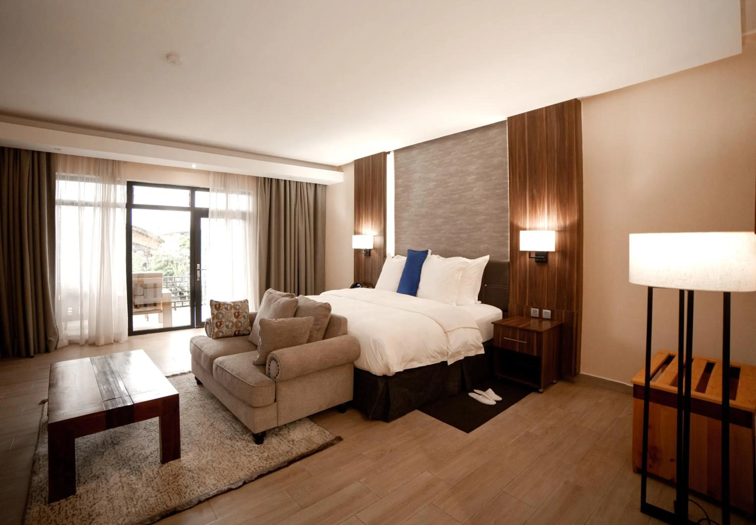 Bed in Virunga Inn Resort & Spa