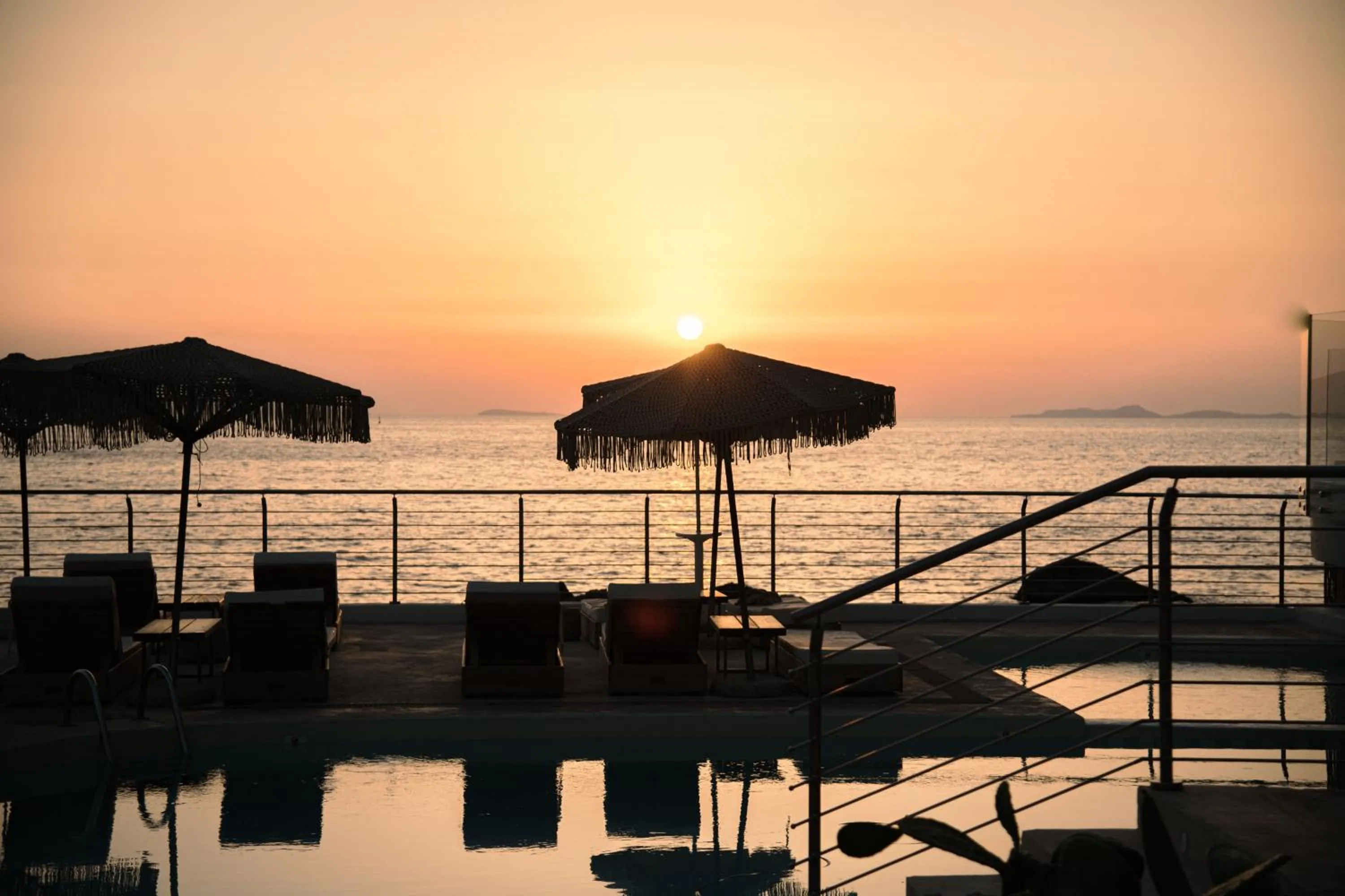 Sunset in Maya Beach Resort