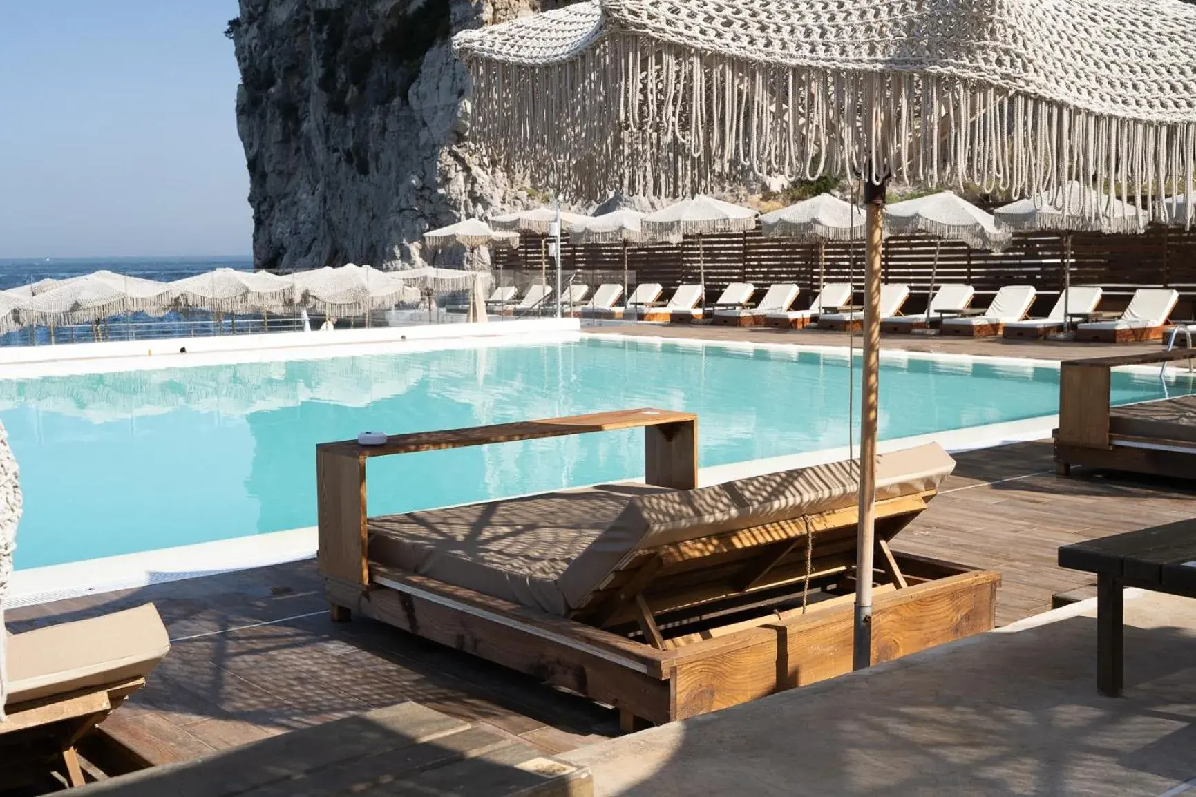 Pool view in Maya Beach Resort Pool view in Maya Beach Resort