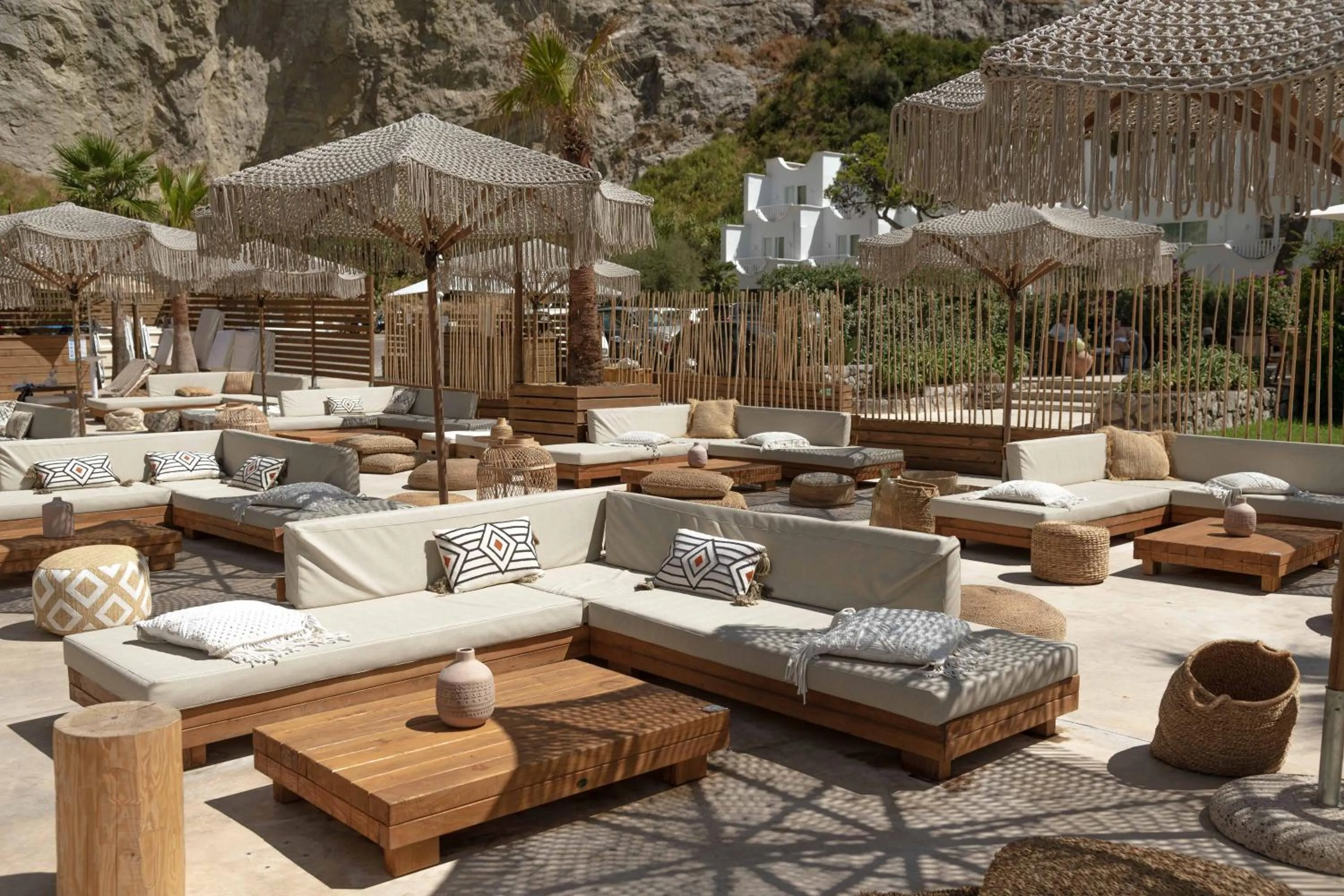 Seating area in Maya Beach Resort