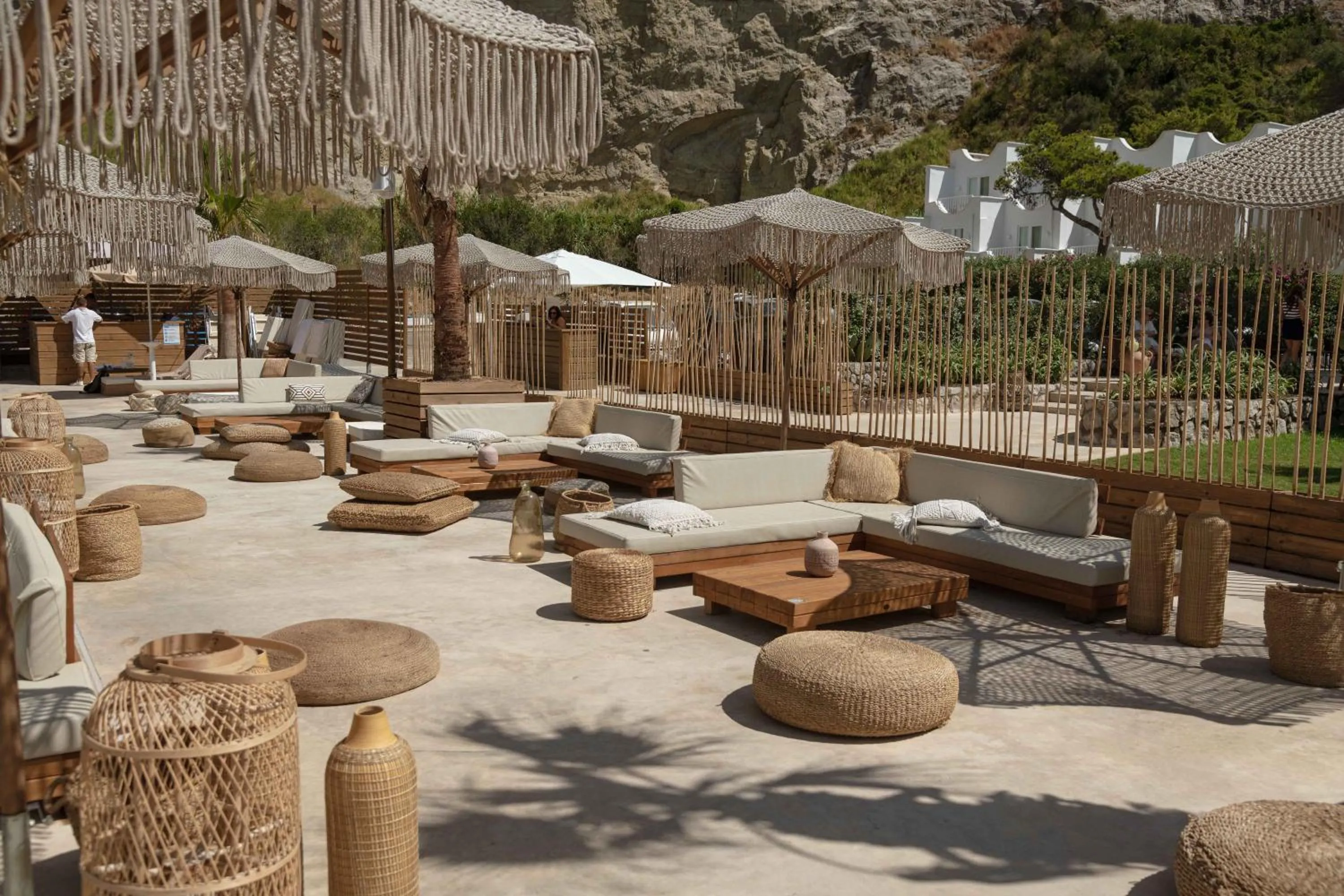Seating area in Maya Beach Resort