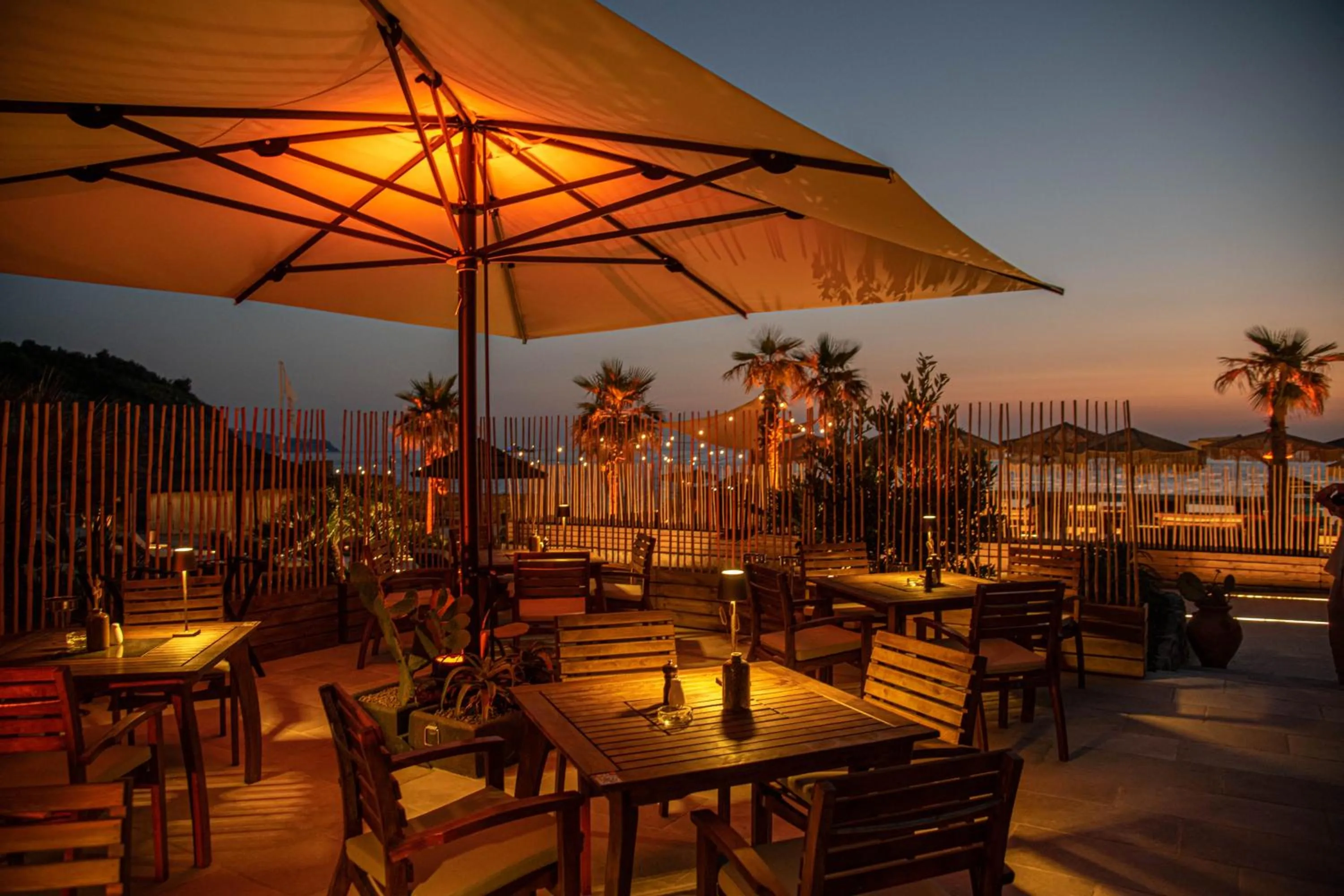 Patio in Maya Beach Resort