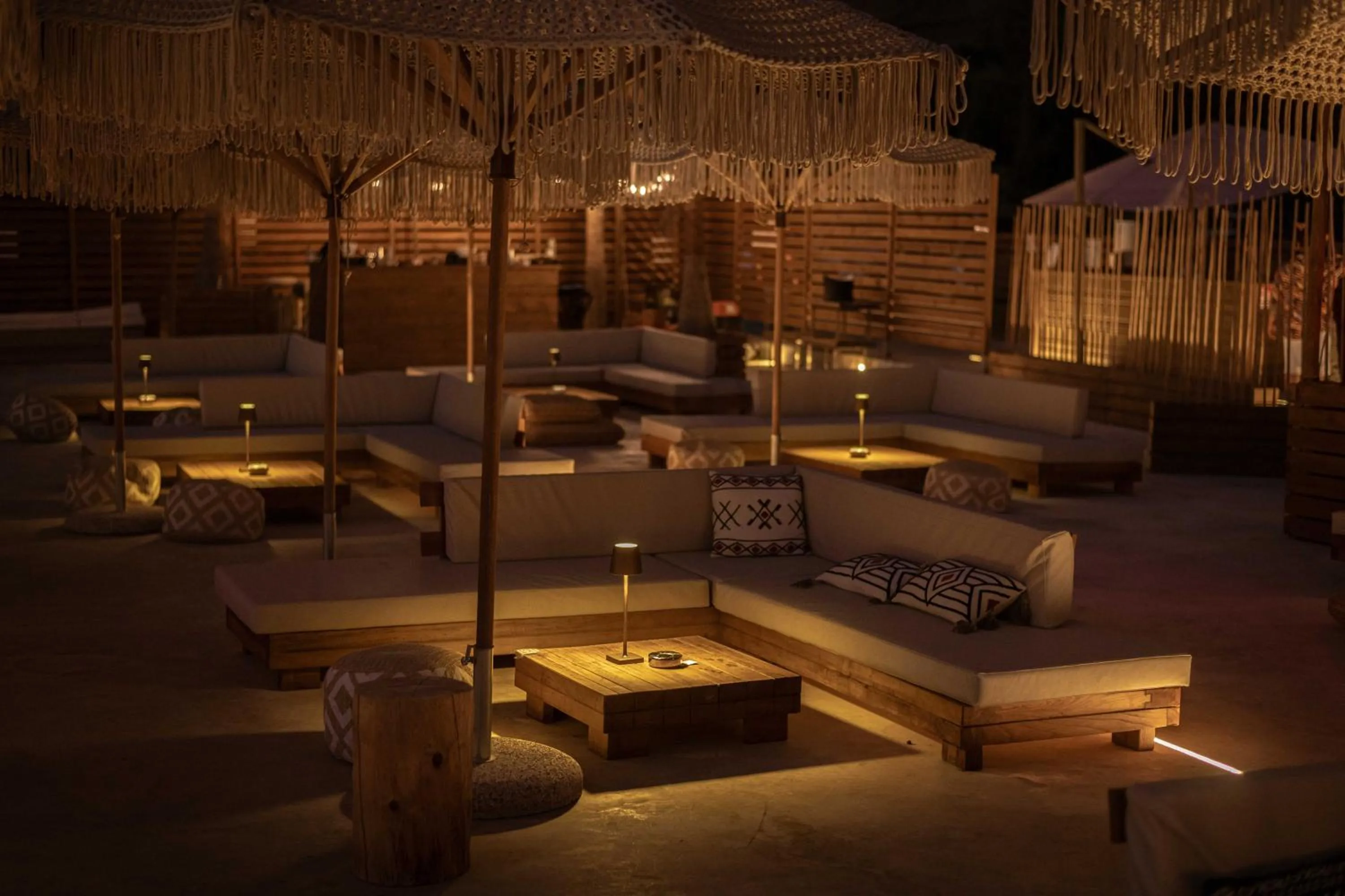 Seating area in Maya Beach Resort