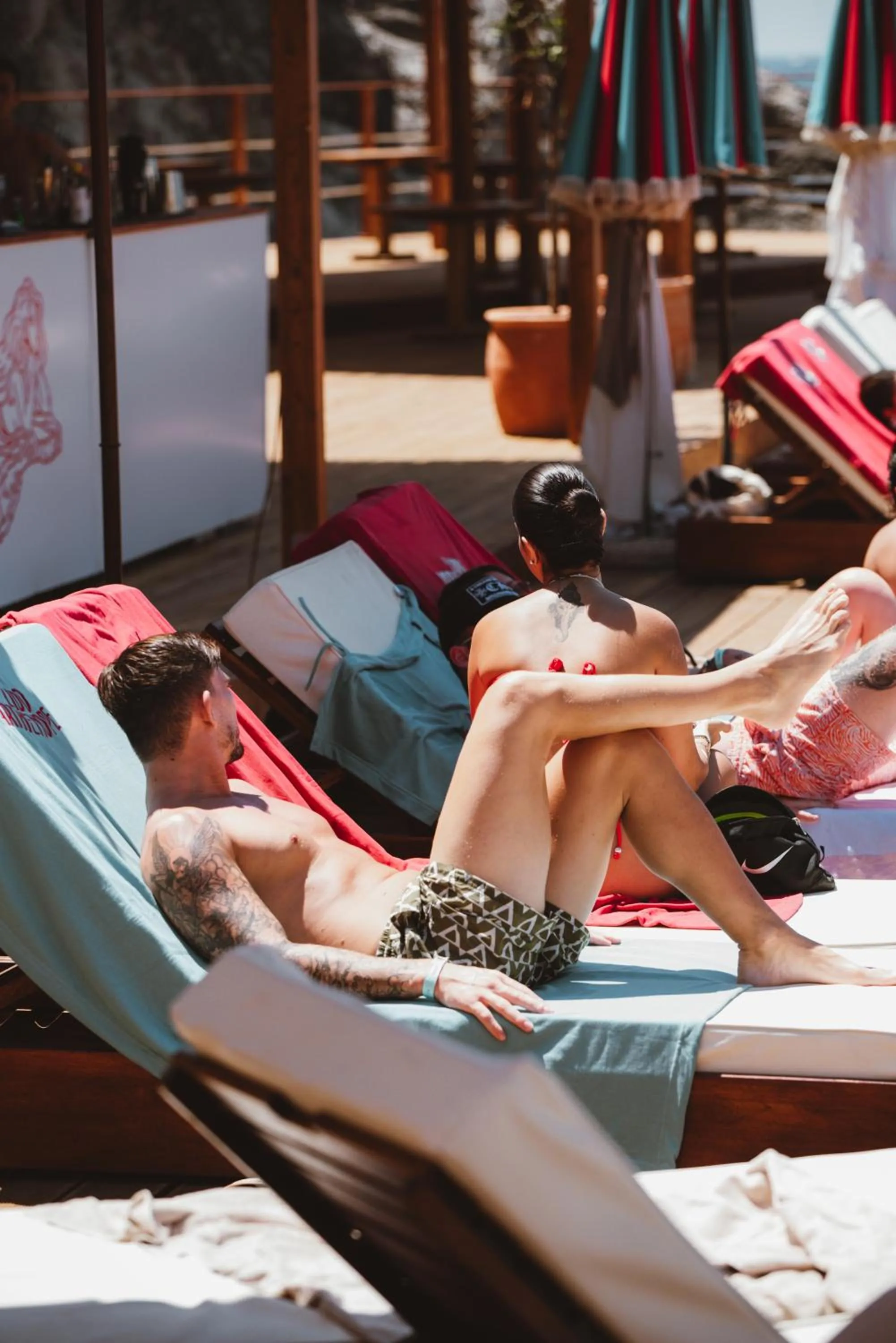 sunbed in Maya Beach Resort