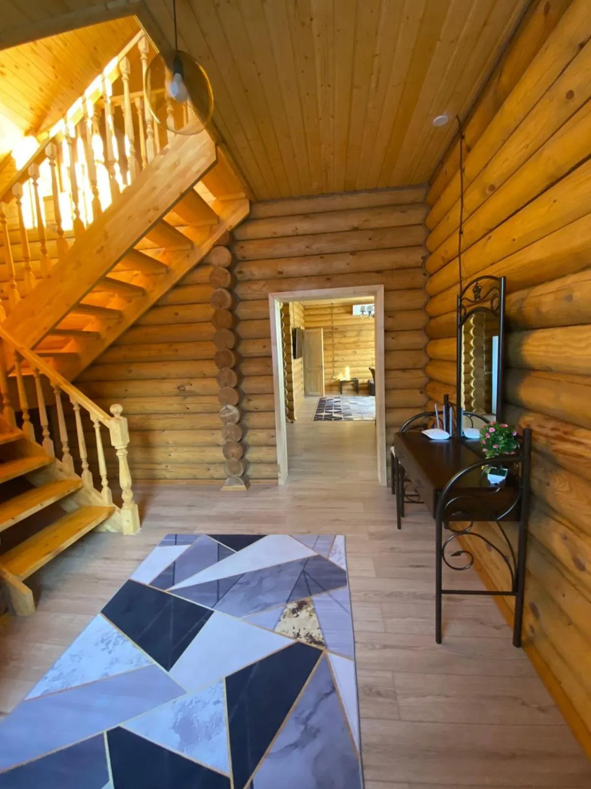 Seating area in Eco hotel & restaurant "SKALA"