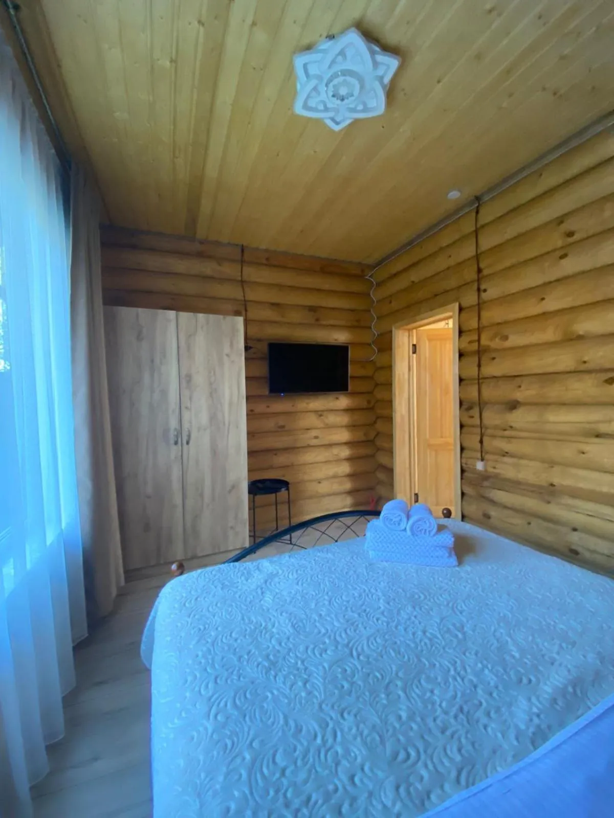 Bed in Eco hotel & restaurant "SKALA"