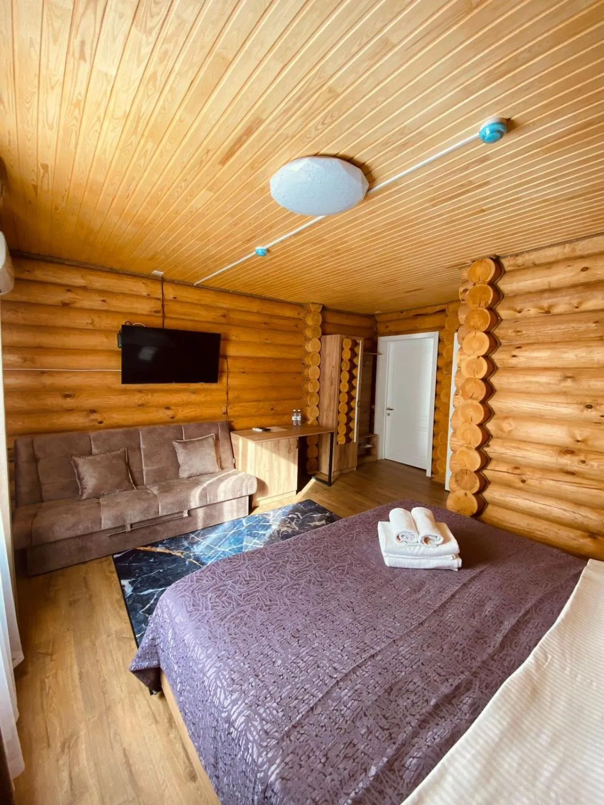 Bed in Eco hotel & restaurant "SKALA"