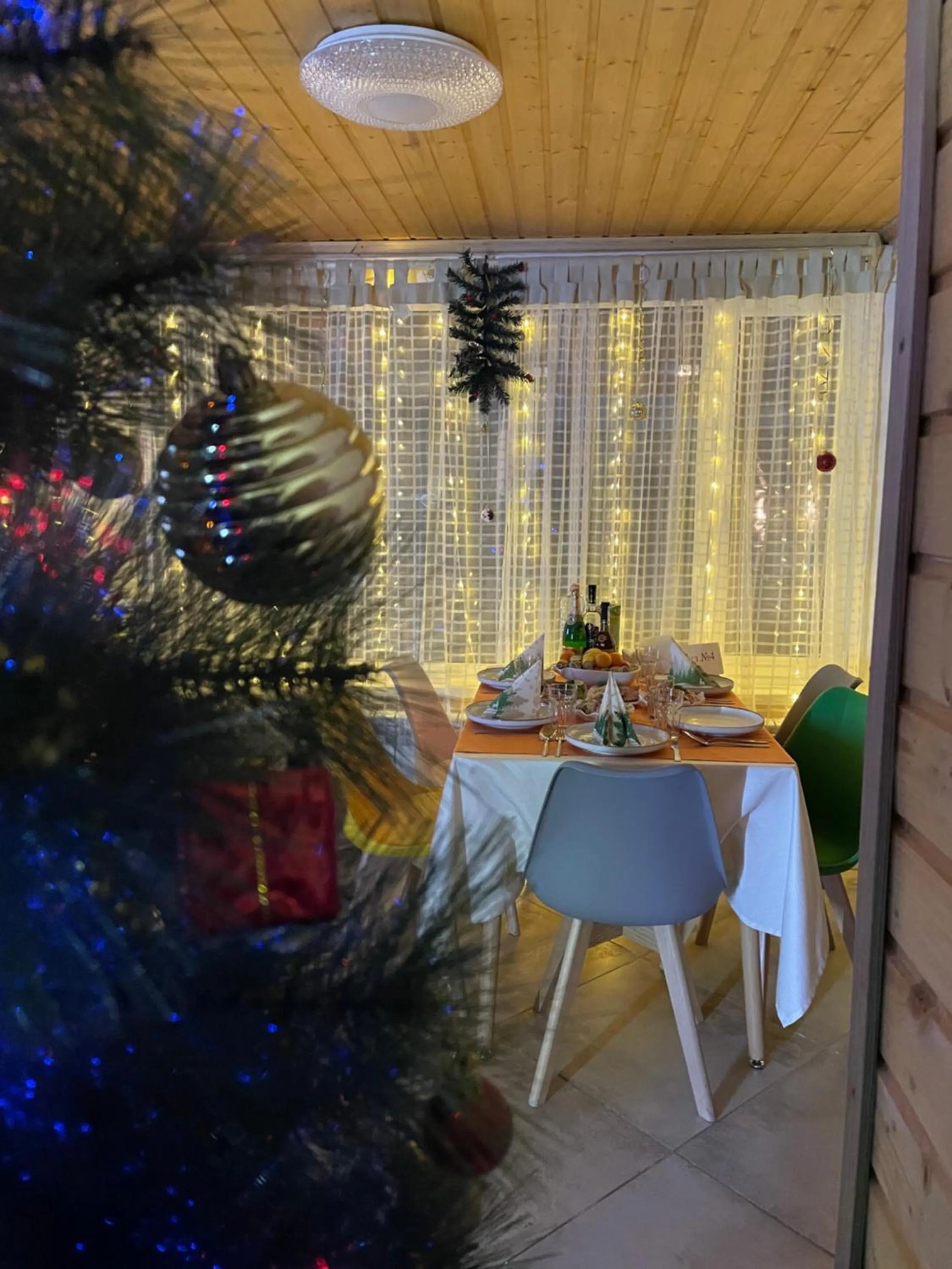 Dinner in Eco hotel & restaurant "SKALA"