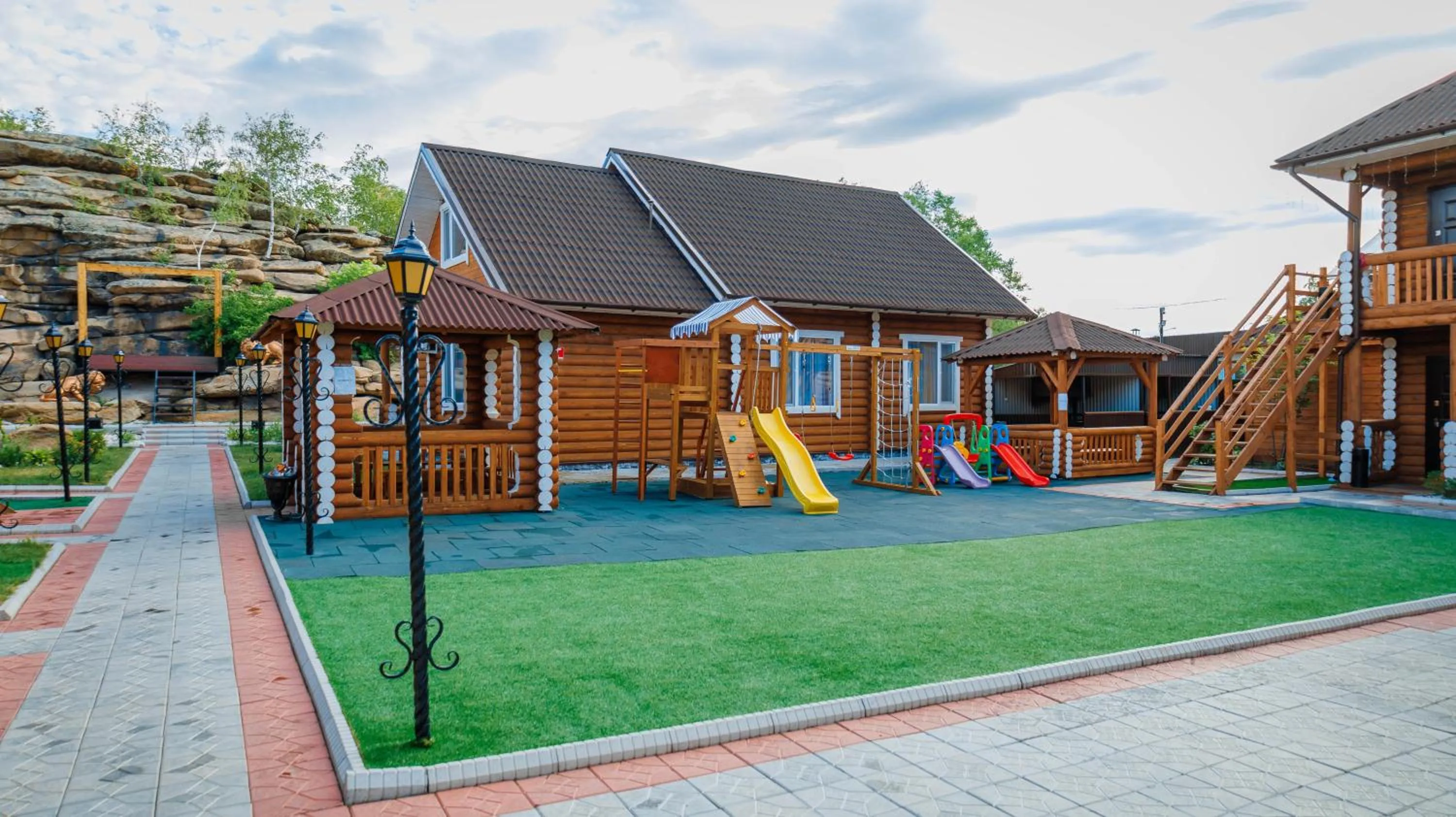 Natural landscape in Eco hotel & restaurant "SKALA"