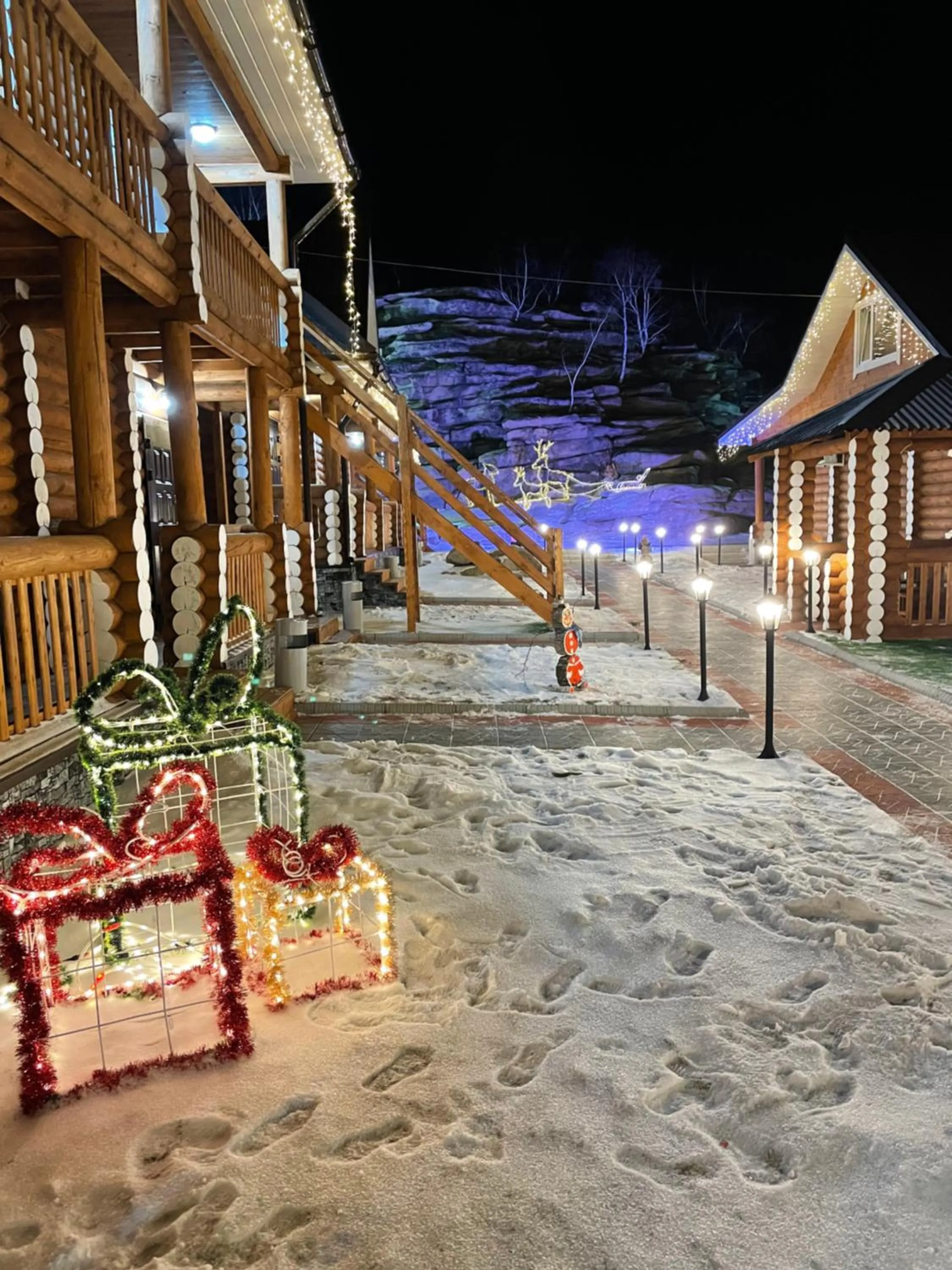 On site in Eco hotel & restaurant "SKALA"