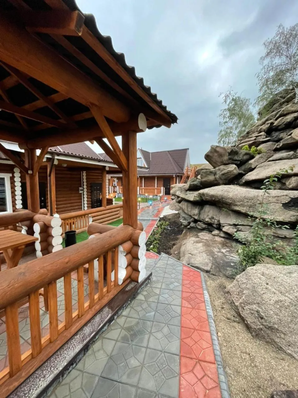 Property building in Eco hotel & restaurant "SKALA"