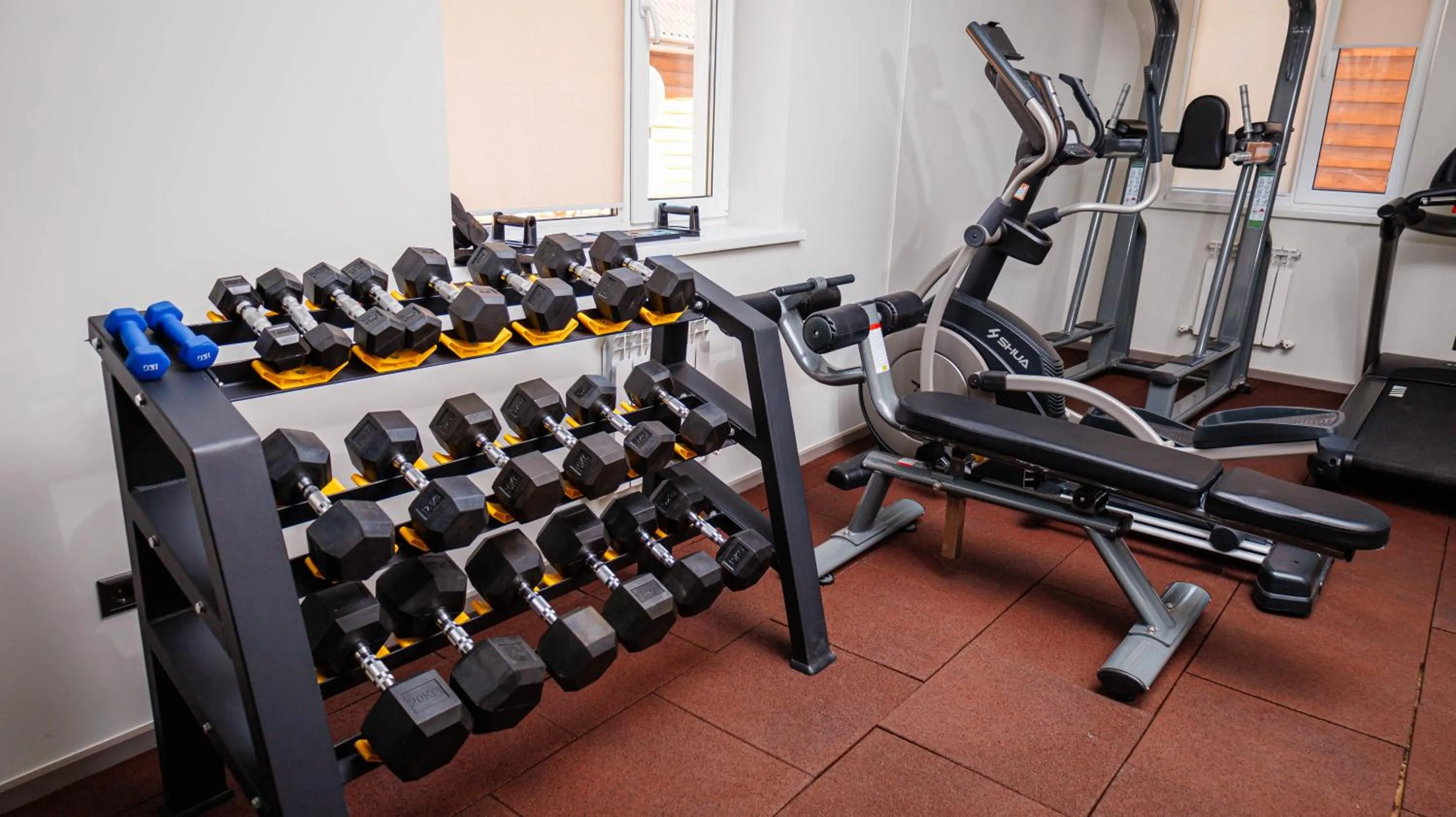 Fitness centre/facilities in Eco hotel & restaurant "SKALA"