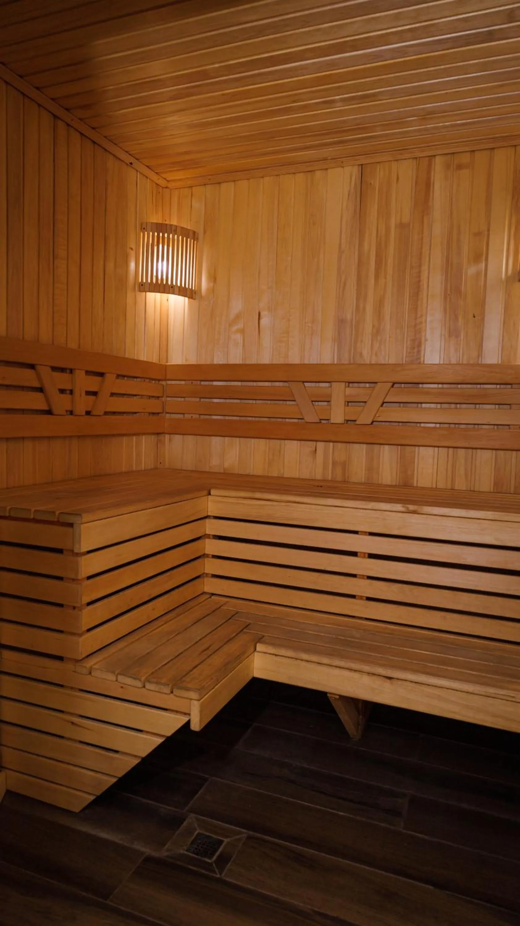 Sauna in Eco hotel & restaurant "SKALA"