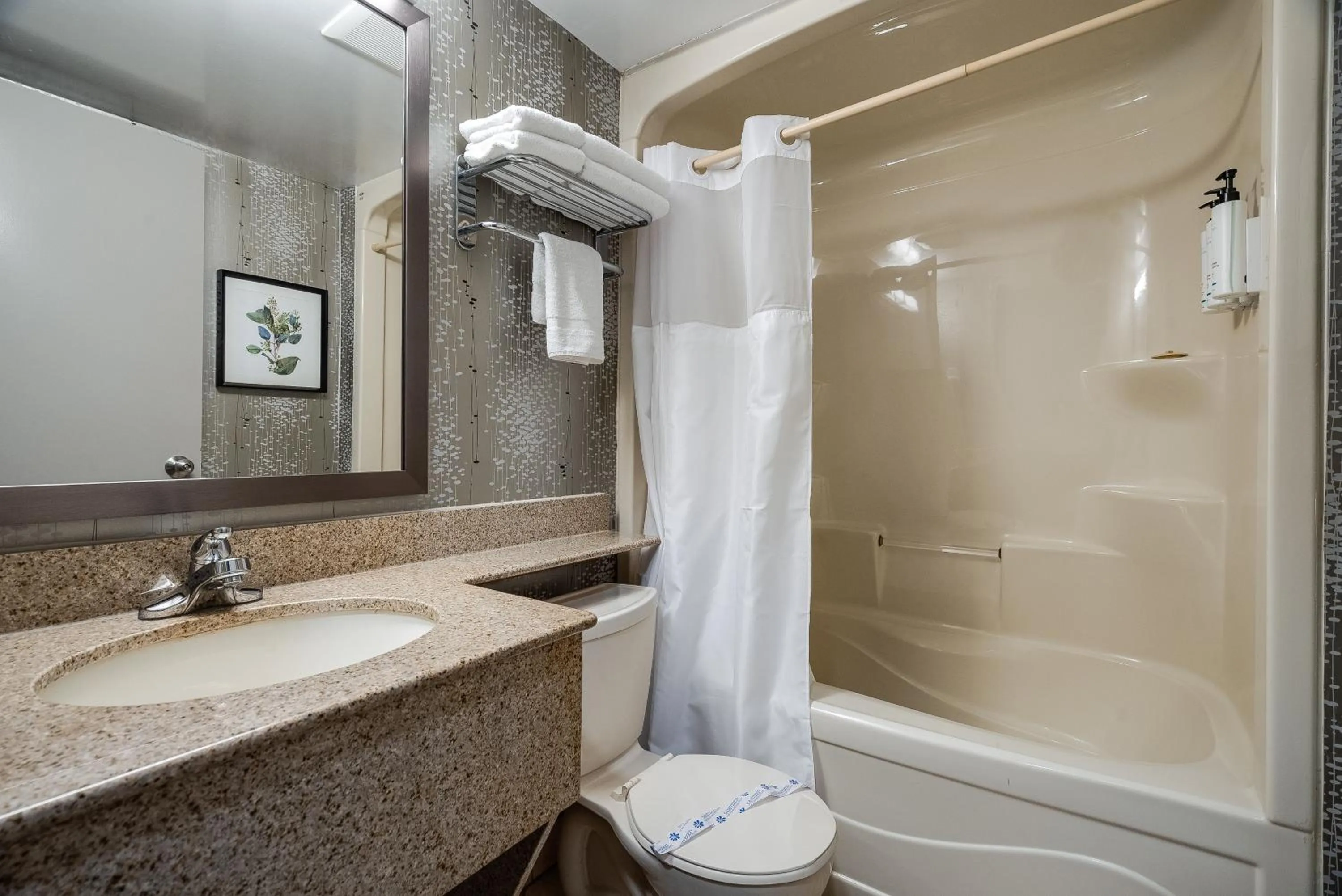 Toilet in Monte Carlo Inn Toronto West Suites