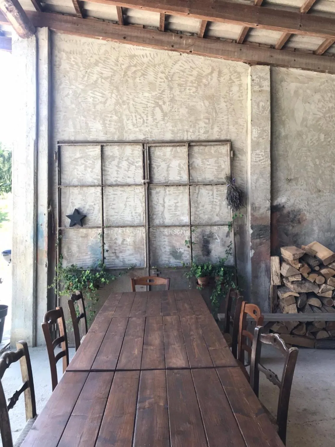 Patio in Sotto La Vigna Charm Stay Adults only vacation Bed and breakfast room