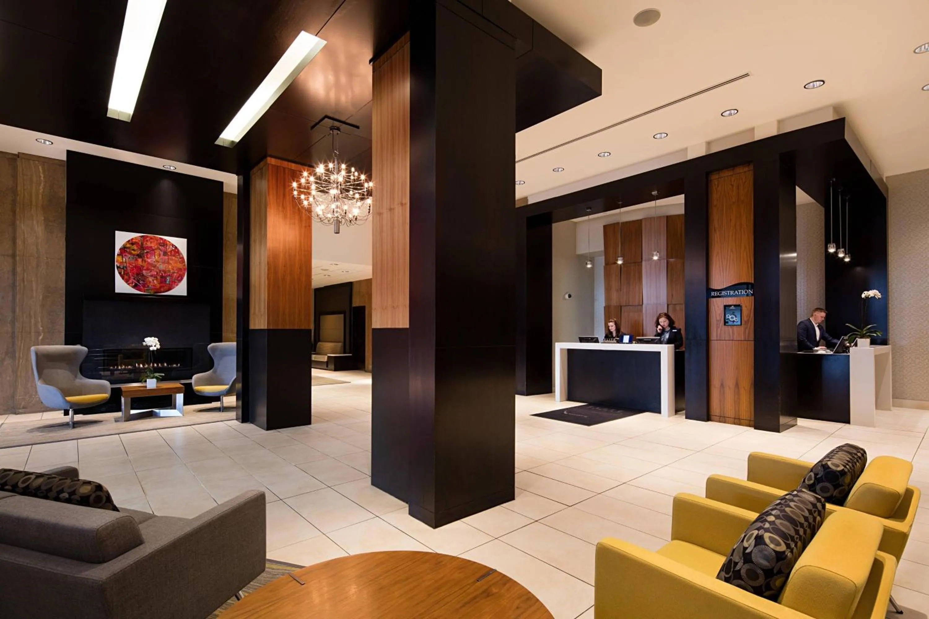 Lobby or reception in Delta Hotels by Marriott Edmonton South Conference Centre