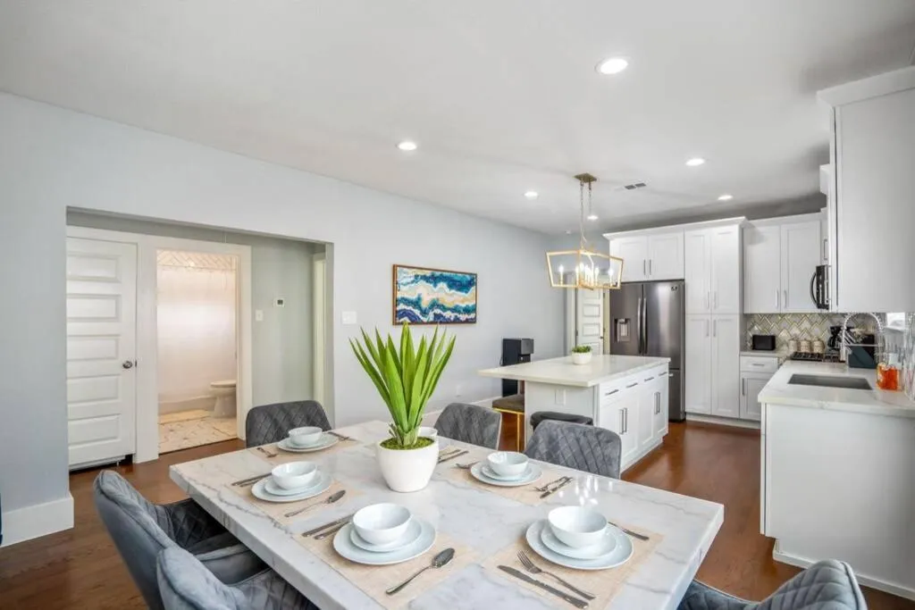 Dining area in Intergalactic Abode at East Downtown