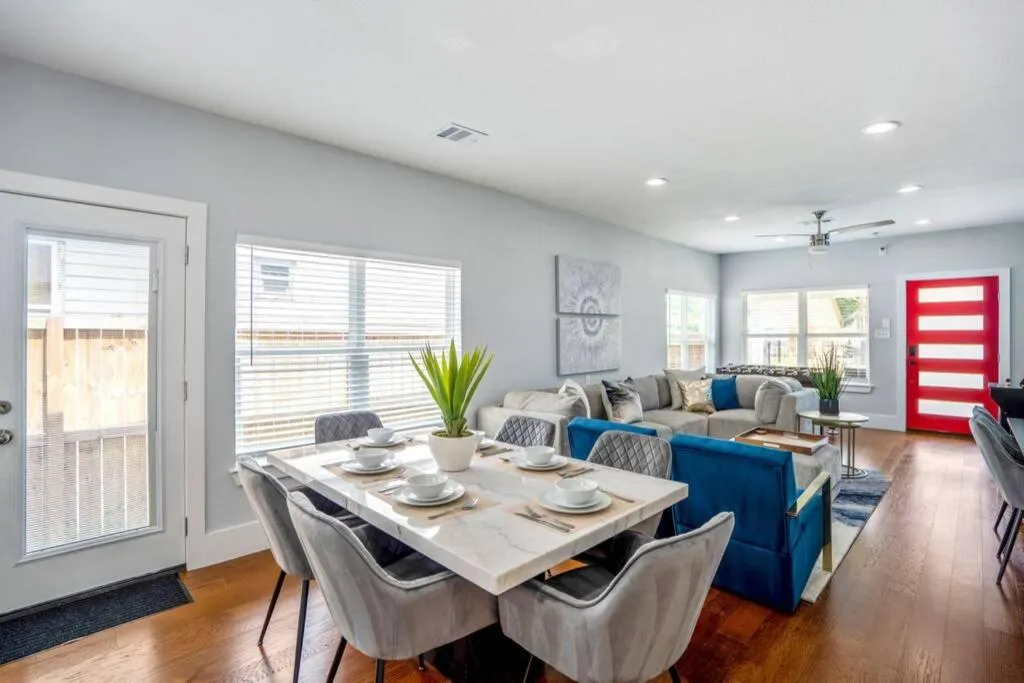 Dining area in Intergalactic Abode at East Downtown