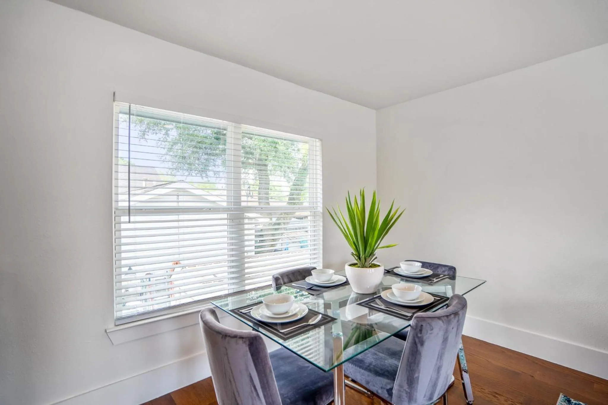 Dining area in Universal Apartment at East Downtown